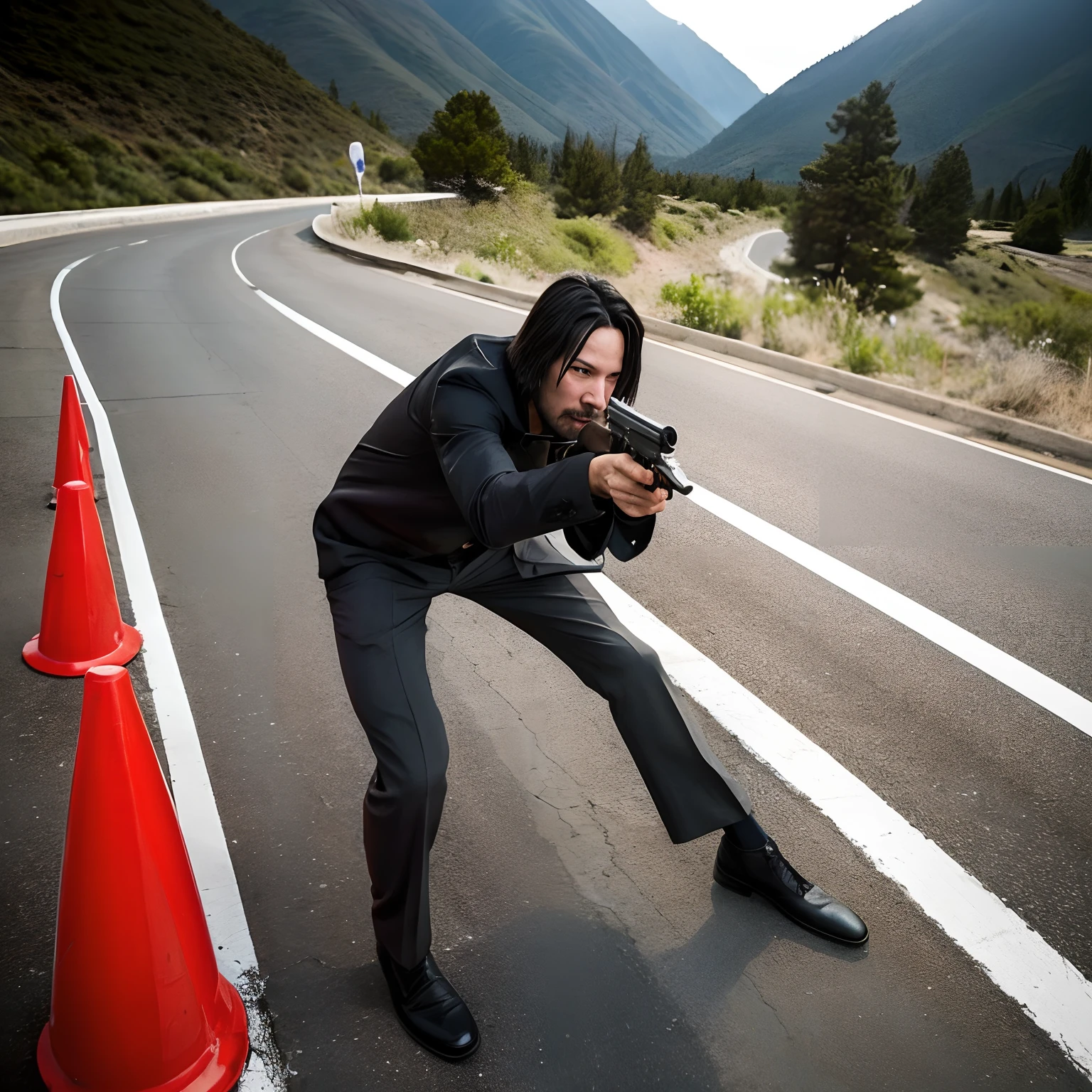 Keanu Reeves shoots and kills activist on the road
