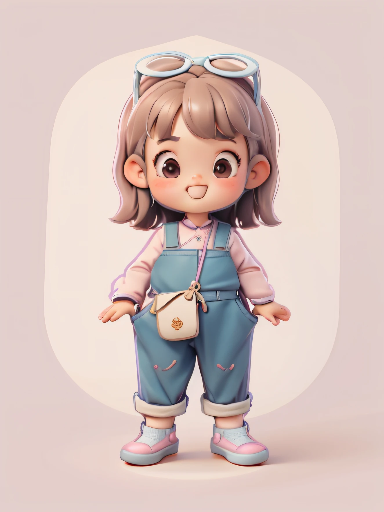Created an 8K version of Alice's little Lori character.
Chibi Alice doll: It should look charming and beautiful, Keep the iconic elements of the original character. Alice Chibi should have a round face,Great, eye disease, Long eyelashes and rosy cheeks. Your hair should be short,Bright light brown or light brown.
Nice bib pants: Dress up Chibi Alice with beautiful elegant bib pants in pink or lilac . Denim bibs may have diamond embellishments, income & detaile, Refer to the Wonderland theme. Add a ring or ribbon, Add a touch of deliciousness.
Small backpack & the bow: Add a cartoon pattern to Alice Chibi's bib pants, Tie it around your waist with a thin bow. There may be small details in the trouser pockets, Such as thin pockets or embroidery.
Cute socks and shoes: Complete Alice's chibi look with blue and white striped socks or fun details. standing on your feet, Put on cute doll shoes, Ties or buckles.
Magic accessories: Add a glamorous accessory to Alice's chibi, Like a bow in your hair or a crown with fairyland details. You can also get beautiful eyewear accessories.
Make sure to add a shadow, Texture and detail of hair, Alice Chibi's clothes and accessories, Make it even more charming and captivating. Give him a smiling look and a sweet smile, Capture the essence of the character in a subtle and captivating way.