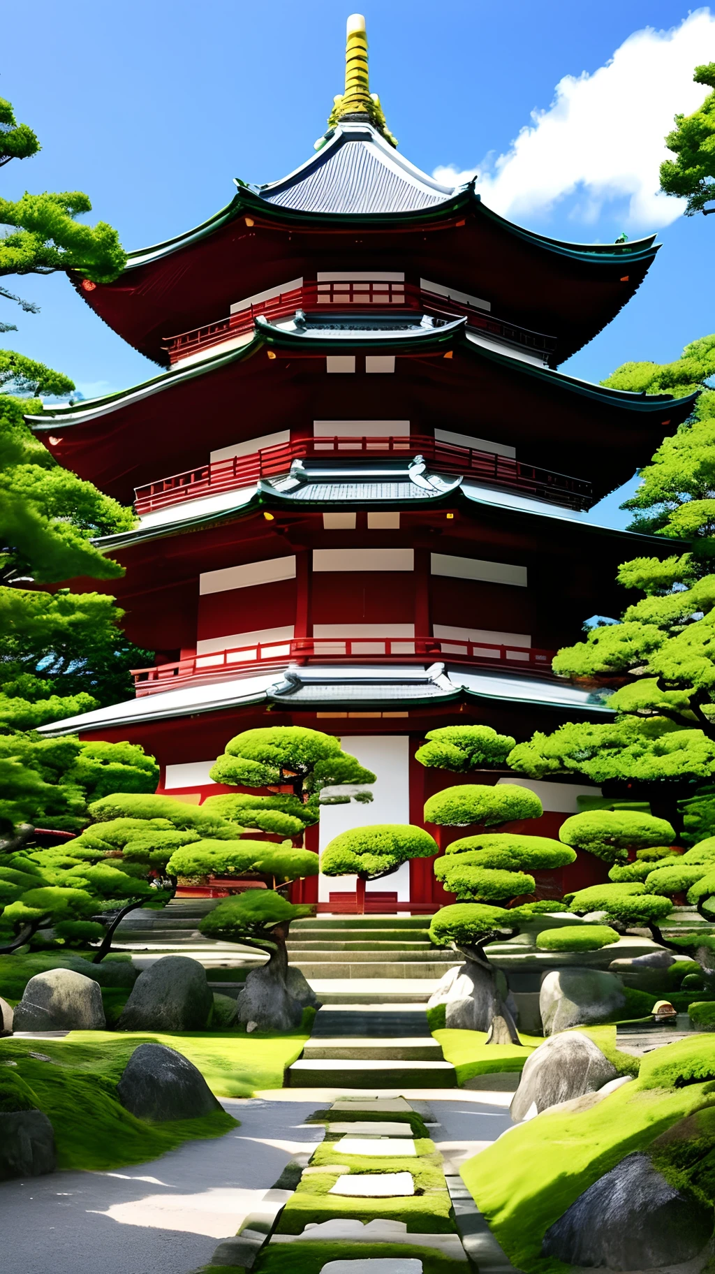 Scenery and architecture of Japan(cultural)Incorporating Art