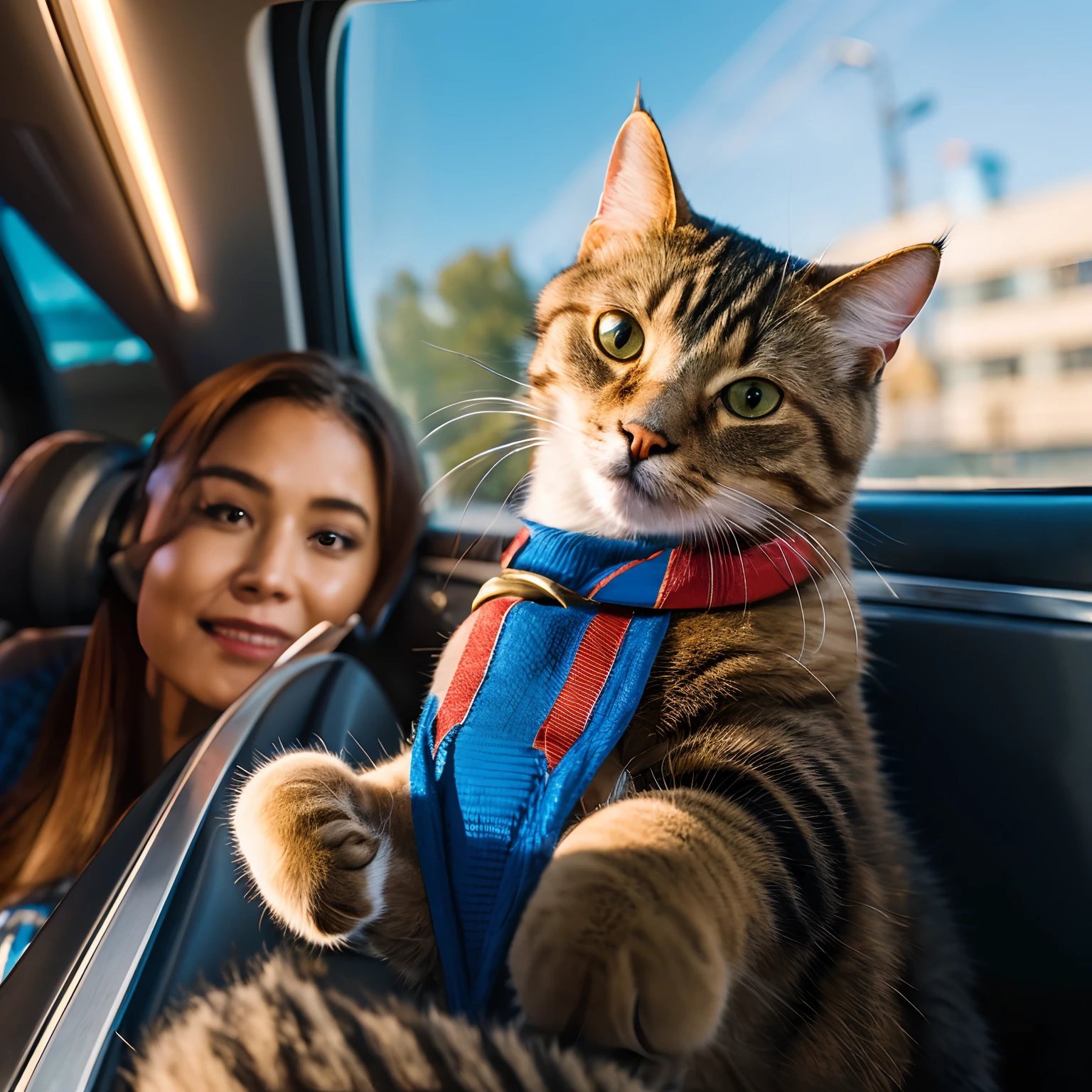 A Cat, Captain Marvel, Goose