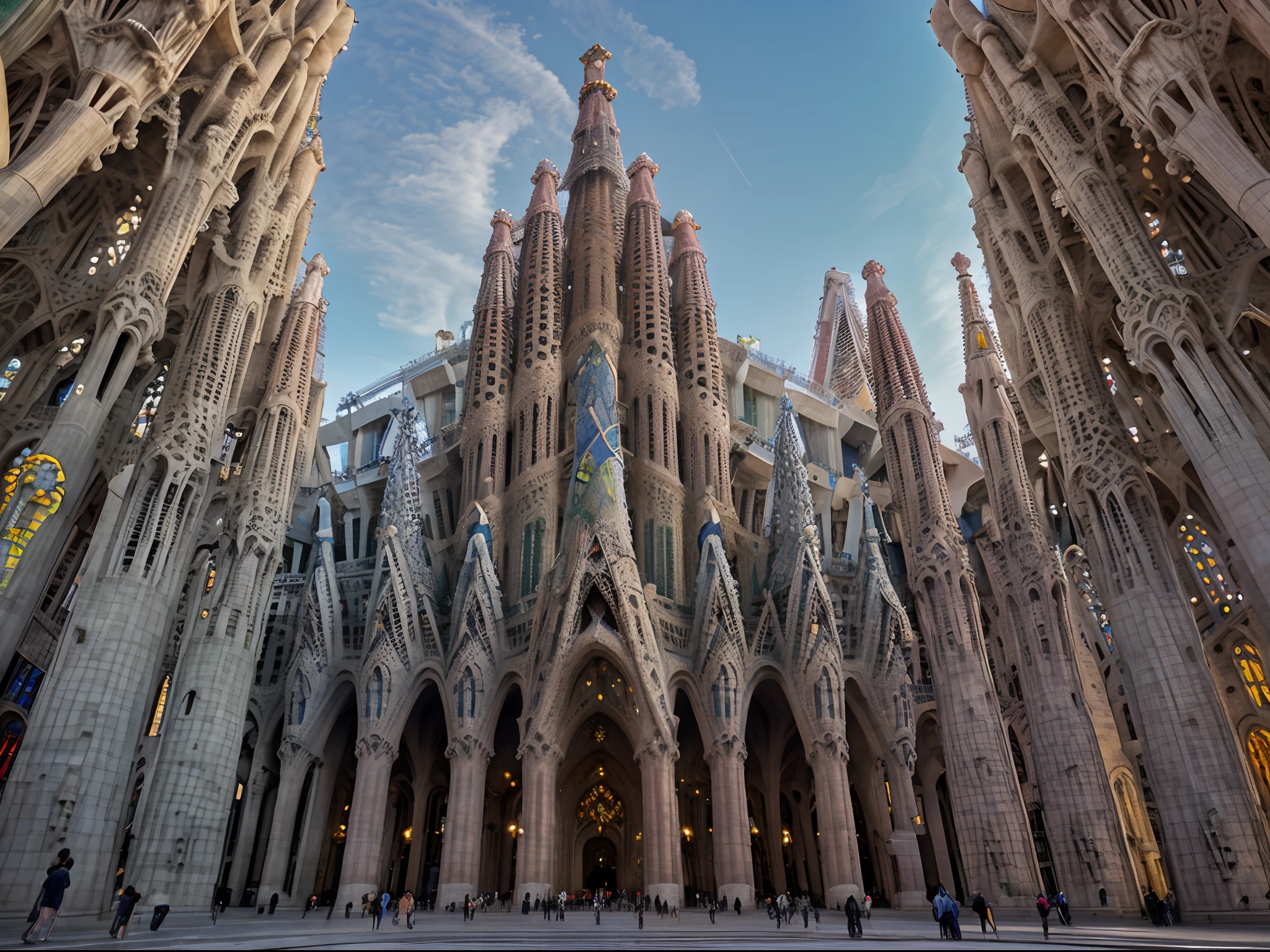 Barcelona, Spain: The Sagrada Familia and a mix of modernist and Gothic architecture shape this vibrant skyline along the Mediterranean.