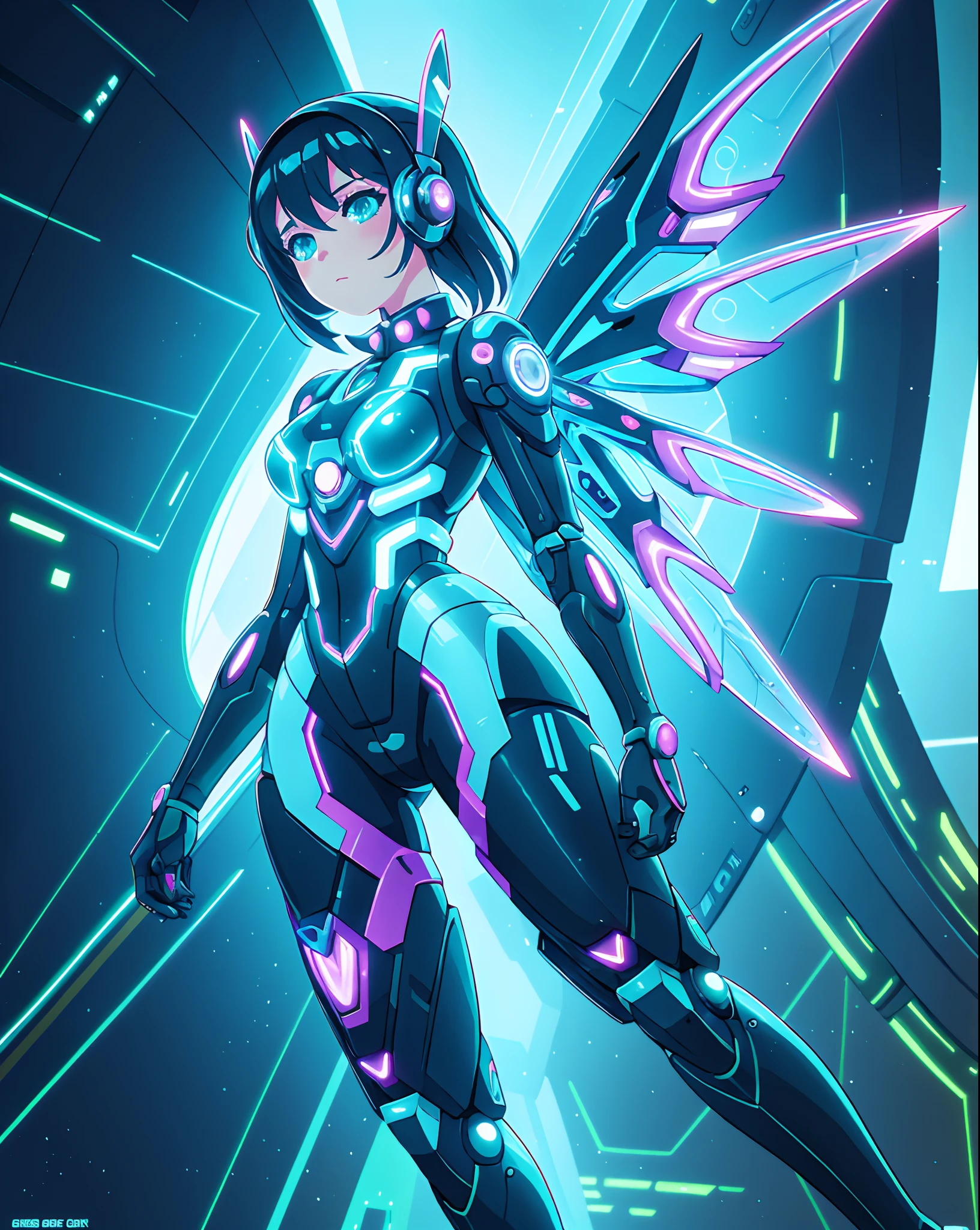 (3D,Cyborg aliens,fear,ais-scrapyrd,Alien alien creatures,Black Light Art),(使用广角镜头拍摄whole body图像:1.9),(masterpiece:1.1),(Highest quality:1.1),(HDR:1.0),Ambient Light,Ultra high quality,(Ultra-detailed original illustrations),((((An alien creature,Possessing multiple brightly colored appendages and eyes that flash in various hues,When it moves in a zero-gravity environmen body emits bioluminescence,Its body is carved with intricate patterns,Similar to the constellations in the sky,Its skin color changes depending on its surroundings,This alien creature lives in an alien terrain filled with bioluminescent plants,These plants emit a soft radiant light,Casts an otherworldly glow across the dark background landscape)))),Double Exposure,Fusion of Fluid Abstract Art,(Fault:1.5),(Original illustration composition),(Limited color blending,Extreme art style,Geometric artstyle), Colorful neon lights,High-tech mechanical parts,Metal body,(Detailed Vibranium Design:1.3),Vibrant colors,Dynamic glow,Reflective metal surface,Bright environment,Dynamic poses,Exquisite existence,Skills Improvement,Interlocking mechanical gears,Stylish design,motion blur effect,Detailed metal treatment,Sci-fi atmosphere,Streamlined aerodynamic shape,Laser scanning pattern,Holographic projection,LED light track,Beautiful and unforgettable,Advanced sensors,Complex algorithms,Ominous and mysterious atmosphere,Electric Spark,Shiny chrome,Propulsion systems of the future,(Best quality,8k,high resolution,masterpiece:1.2),Super detailed,(whole body:1.8), magazine photography,Popular on social platforms,((Dopamineism)),(((Dopamine color matching))),Dopamine,(in the style of Y2K),Luo Erchun,3D古风,Oriental poetry and painting