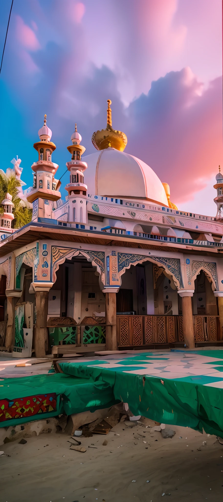 Change skay live background islamic dargah Sharif ultra HD real photo