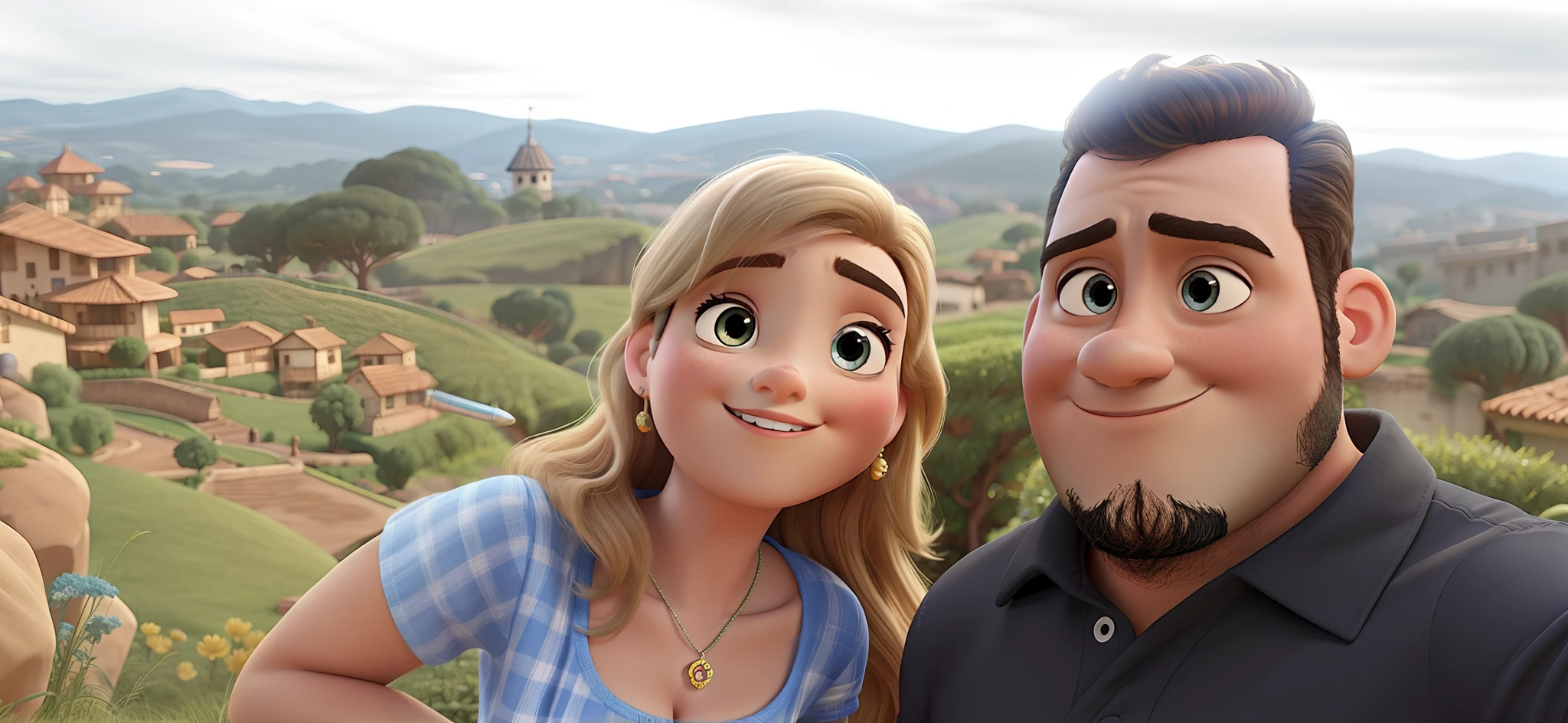 Estilo Pixar, alta qualidade