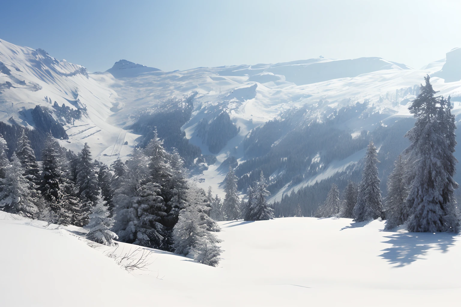 (best quality,4k,8k,highres,masterpiece:1.2),ultra-detailed,(realistic,photorealistic,photo-realistic:1.37),snowy,magnificent snow-capped mountains,beautiful winter landscape,Alps,serene snowy scenery,winter wonderland, (covered in snow),snow-covered,snowy peaks,majestic outdoor winter scenery,snowy landscape,high-altitude climate,snowy mountain backdrop,breathtaking skiing
