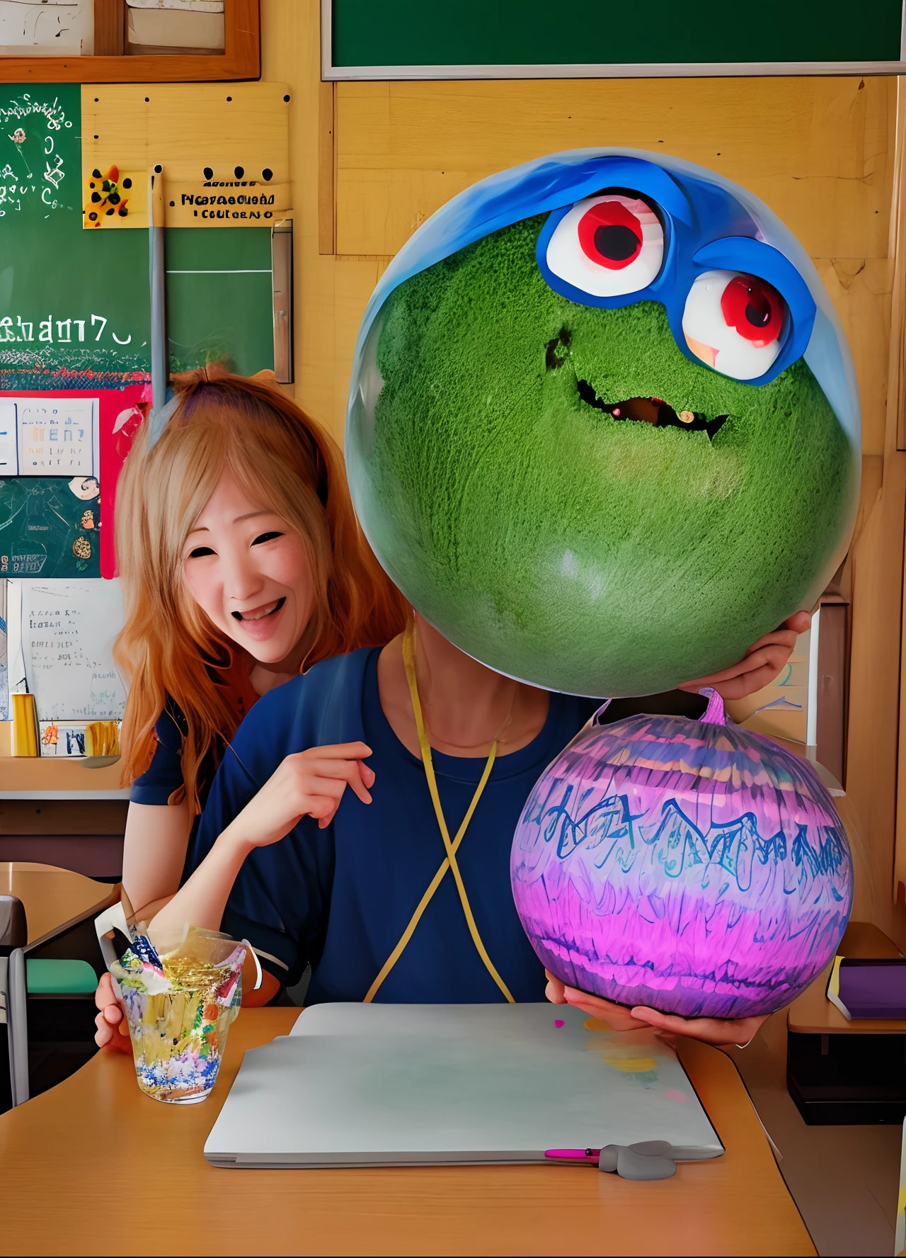 Buko Nakamoto Aunt Female Teacher Monster