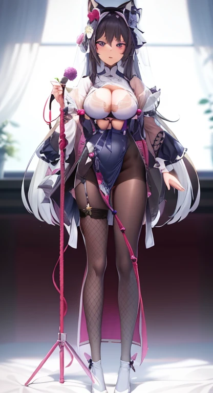 Girl, whm | fully mature woman, Frederick the Great \(azur lane\) : 0.5, Extremely large,skin indentation,(See-through | zentai | Top fishnet rope bra | Girl student uniform | dress),