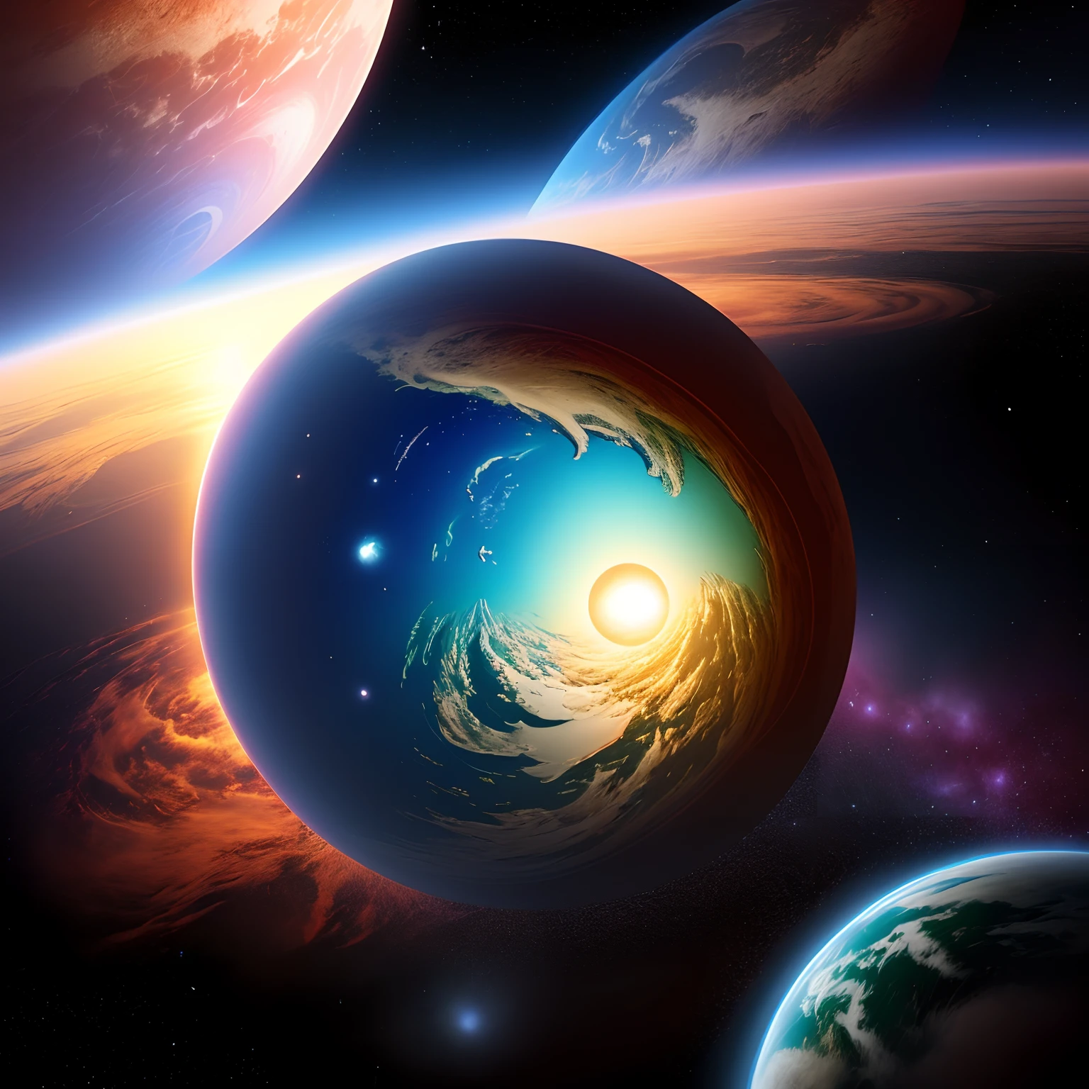 create a image with our planets