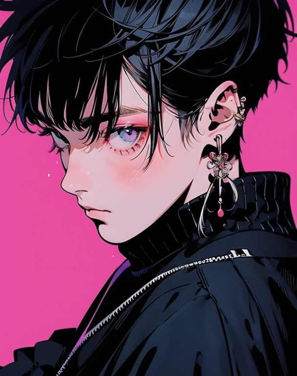 male people、a cool、年轻