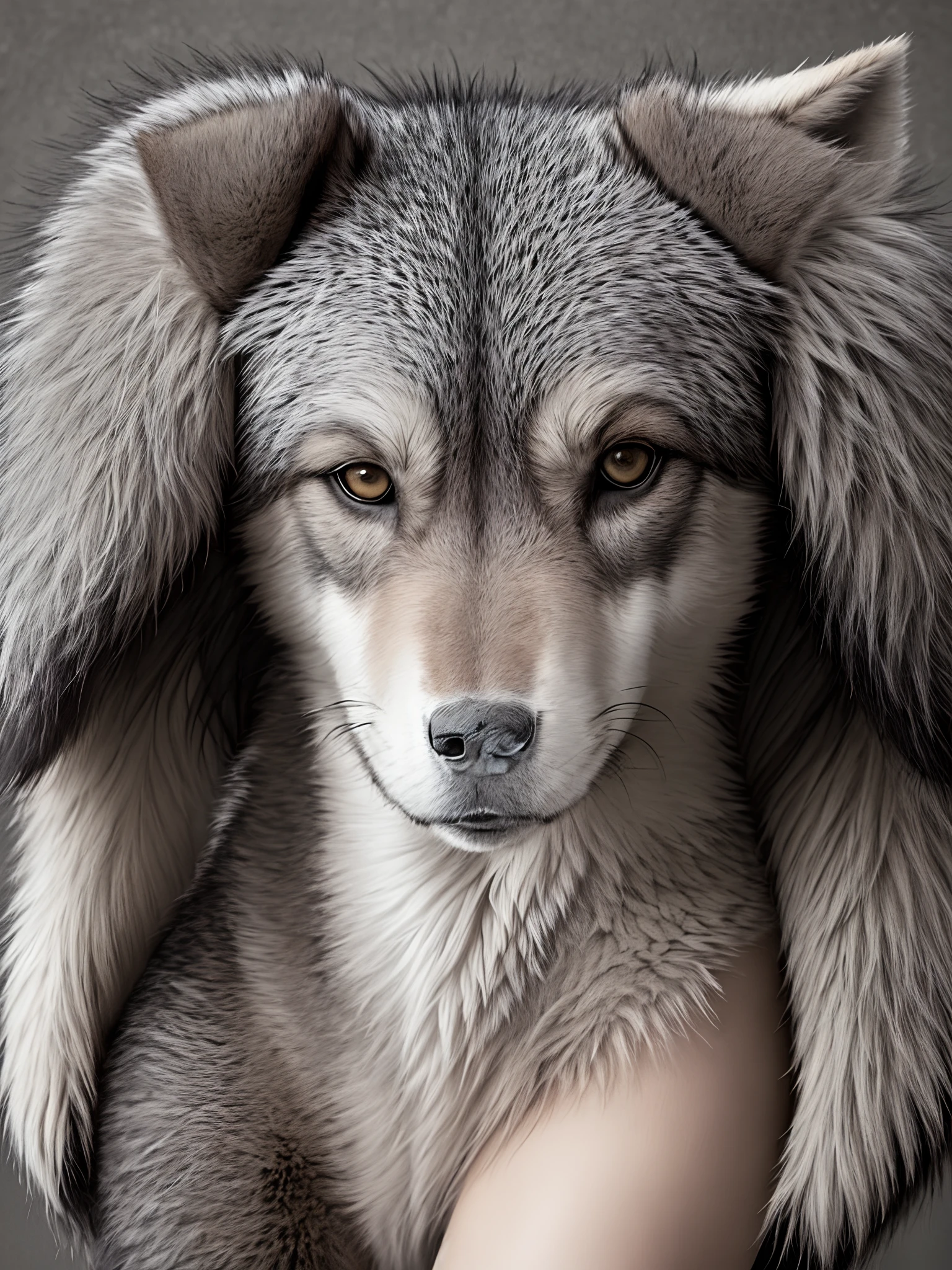 Anthro, fur, legs spread, furry wolf, showing