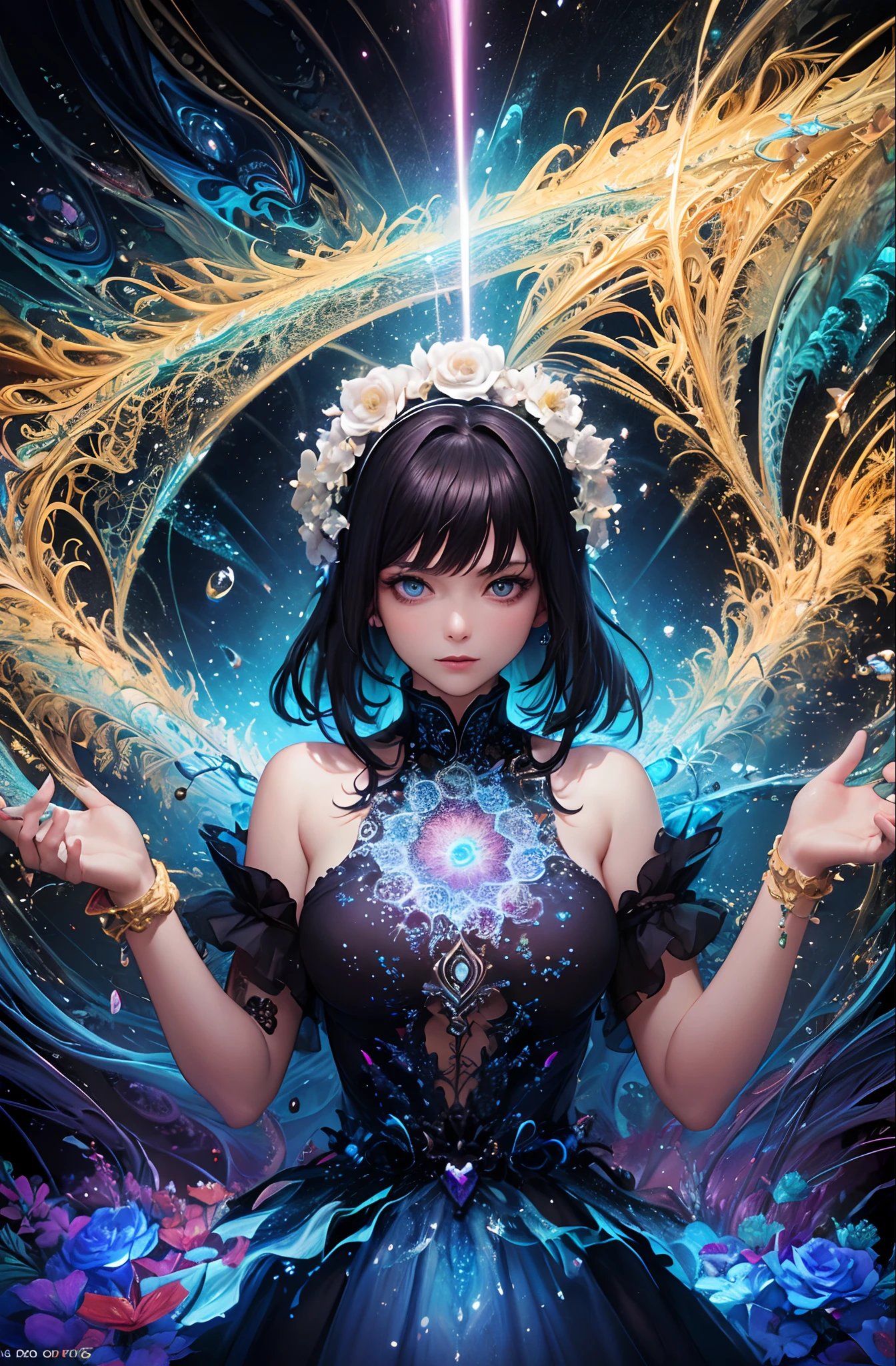 (Image from chest up:1.4)((masterpiece:1.5,Highest quality,Beautiful images、2.5D、Abstract、Artistic、Portraiture))(One girl, solo)(Cute Girls、large breasts, Gray Hair、short hair、Beautiful breasts、Off-the-shoulder outfit)(profile、Look at an angle、shake your head、Sad look, Floating Hair、Backlight)(Plain background:1.5)((Dynamic Angle:1.5)),See-through gown
