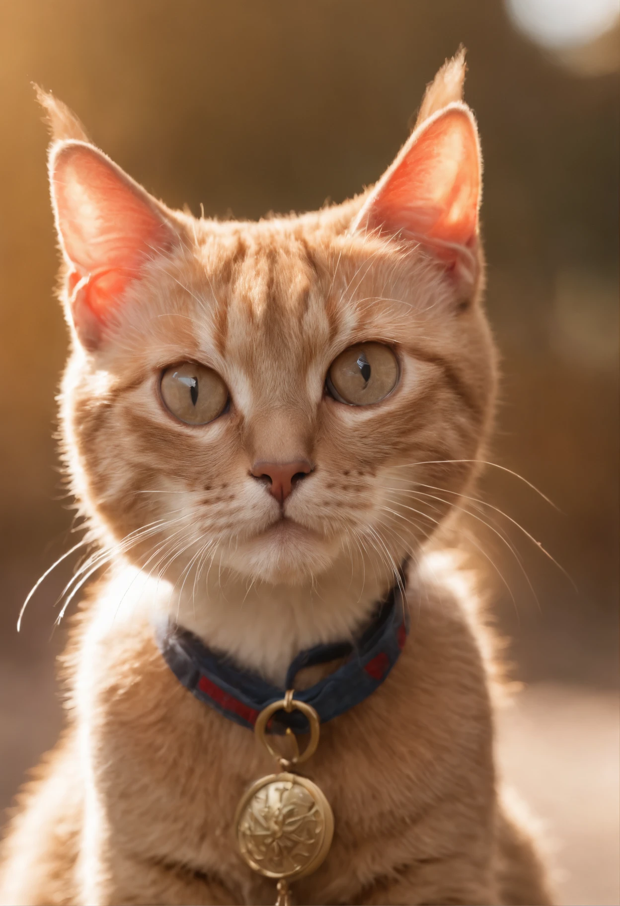 An adorable and mischievous scene featuring Goose the cat, the scene-stealing Flerken from Captain Marvel, with tentacles emerging from his mouth and a playful expression.