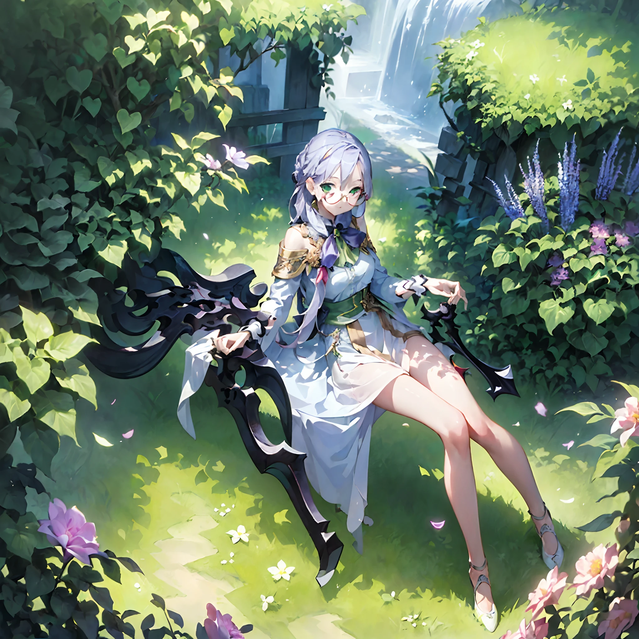 (Jedi meditation:1.3), serene photo,1girl, Jedi master in deep meditation, in jedioutfit, sitting cross-legged, (desert oasis:1.1), surrounded by blooming desert flowers, harmonizing with the Force, spiritual retreat, transcendent tranquility, desert enlightenment, Absurdres, hdr, ultra detailed illustration, extremely detailed face, RAW photo, film grain, skin pores, trending on deviantart