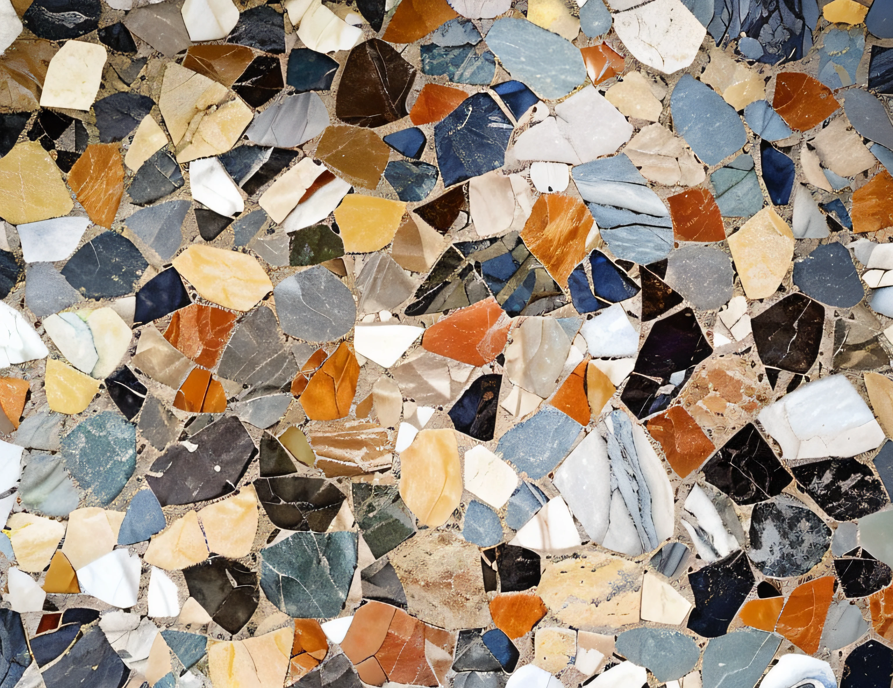 Increase Image Resolution of Colorful Floor with Multicolored Marble, mosaic stone floor, balcony, Irregularly shaped mosaic tiles, Stone floor, Mosaic Floor, Colored marble, Floor tiles, conglomerate, Marble floor, a mosaic, stunning image, stone, Marble, Carlo Carra, Pearl Slabs, Ancient Stone Tiles, 17th century