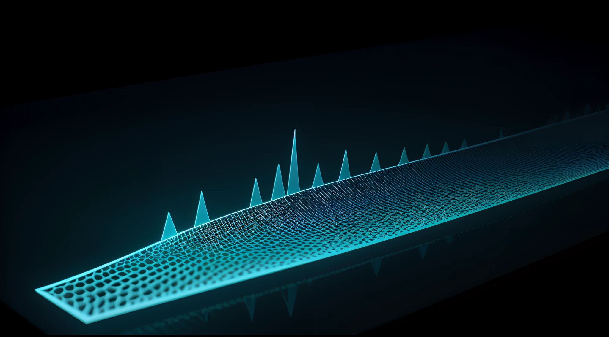 Engaging 3D visualization featuring stunning graphs、glinting