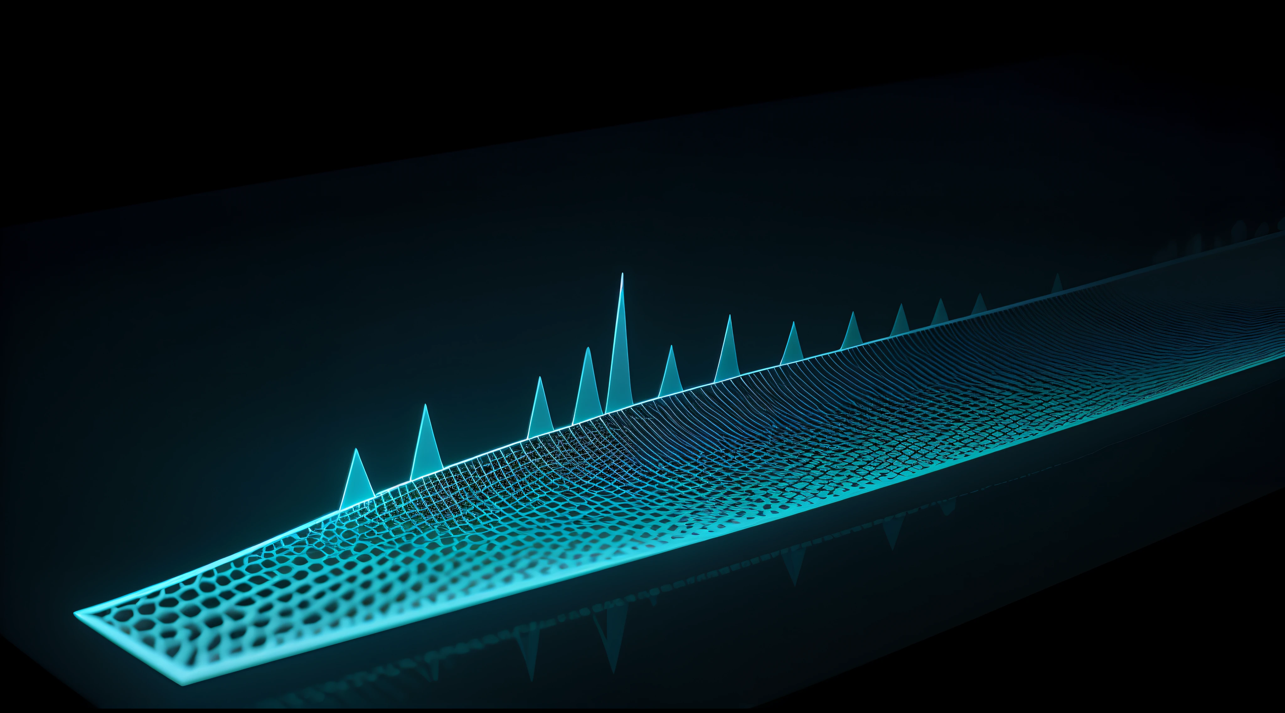 Engaging 3D visualization featuring stunning graphs、glinting