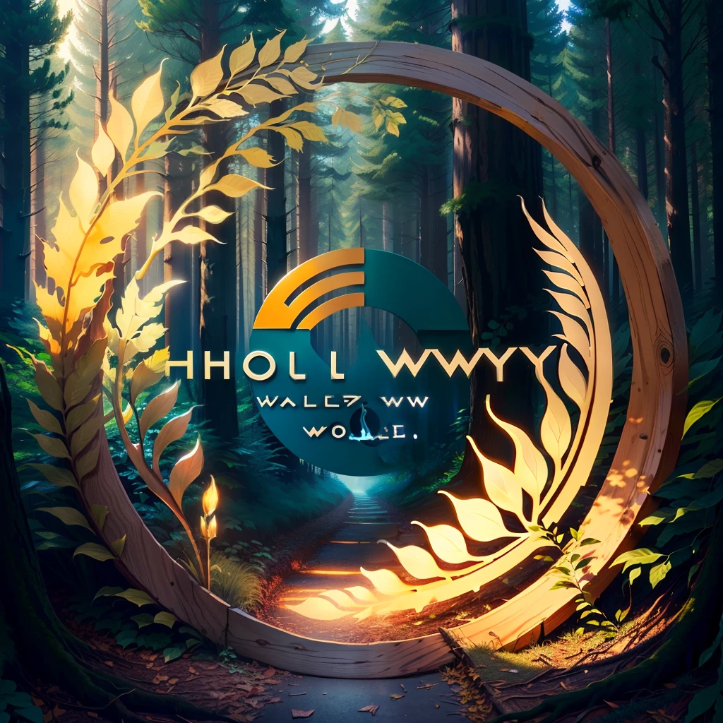 Circular logo, wording in the middle"Healing Hollow Way, LLC"
Surrounded by woodland creatures