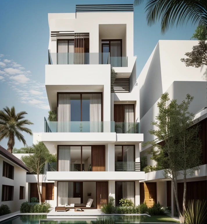 (a modern house:1.1, contemporary architecture:1.1), (villa:1.2), (large size, spacious:1.1), (luxurious:1.1), (minimalist design, clean lines:1.1), (floor-to-ceiling windows:1.1), (open concept:1.1), (high ceilings:1.1), (sleek:1.1), (impressive entrance:1.1), (infinity pool:1.2), (panoramic views:1.1), (luscious greenery:1.1), (meticulous landscaping:1.1), (terrace:1.1), (poolside lounge chairs:1.1), (natural light:1.1), (contemporary furniture:1.1), (indoor-outdoor living:1.1), (spacious bedrooms:1.1), (marble flooring:1.1), (state-of-the-art kitchen:1.1), (minimalistic decor:1.1), (smart home technology:1.1), (impeccable details:1.1), (artistic sculptures:1.1), (modern artworks:1.1), (chic:1.1), (sophisticated:1.1), (elegant:1.1), (warm lighting:1.1), (modern fireplace:1.1), (ocean view:1.1), (cityscape:1.1), (bold color accents:0.9), (seamless indoor-outdoor transition:1.1), (architectural masterpiece:1.2), (meticulous craftsmanship:1.1), (awe-inspiring:1.1), (high-end finishes:1.1), (exquisite design:1.1), (serene atmosphere:1.1), (homely feel:1.1), (exclusivity:1.1)