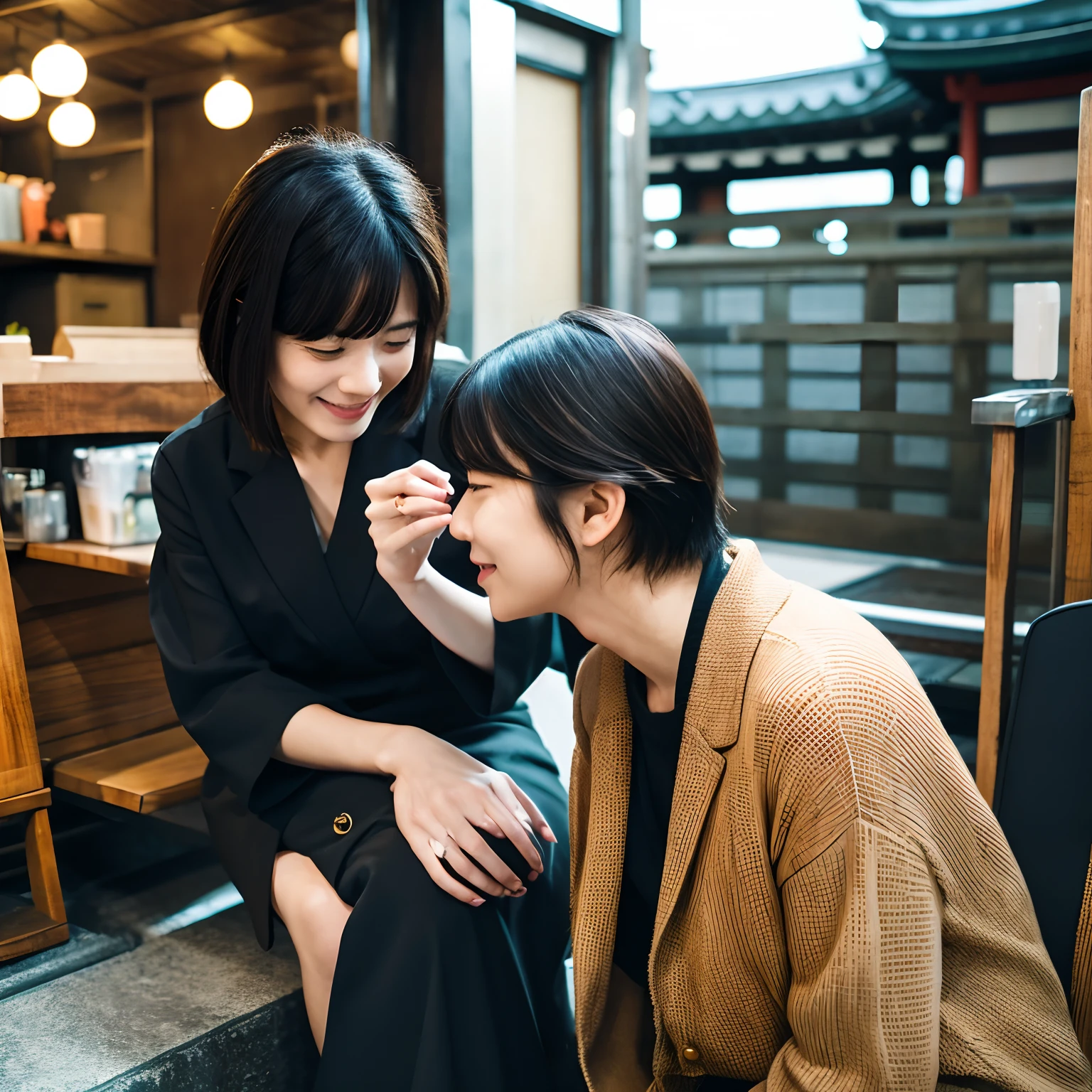 Friendly Japan Boss Subordinate Conversation