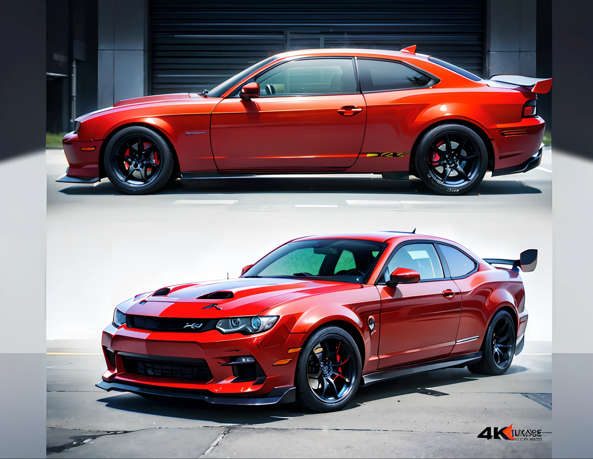 (best quality,4k,8k,highres,masterpiece:1.2),ultra-detailed, ((a customized car)), (((muscle))), ((street racer)), ((beautiful paintjob)), (((wide bodykit))), ((fully detailed)), illustration, vivid colors