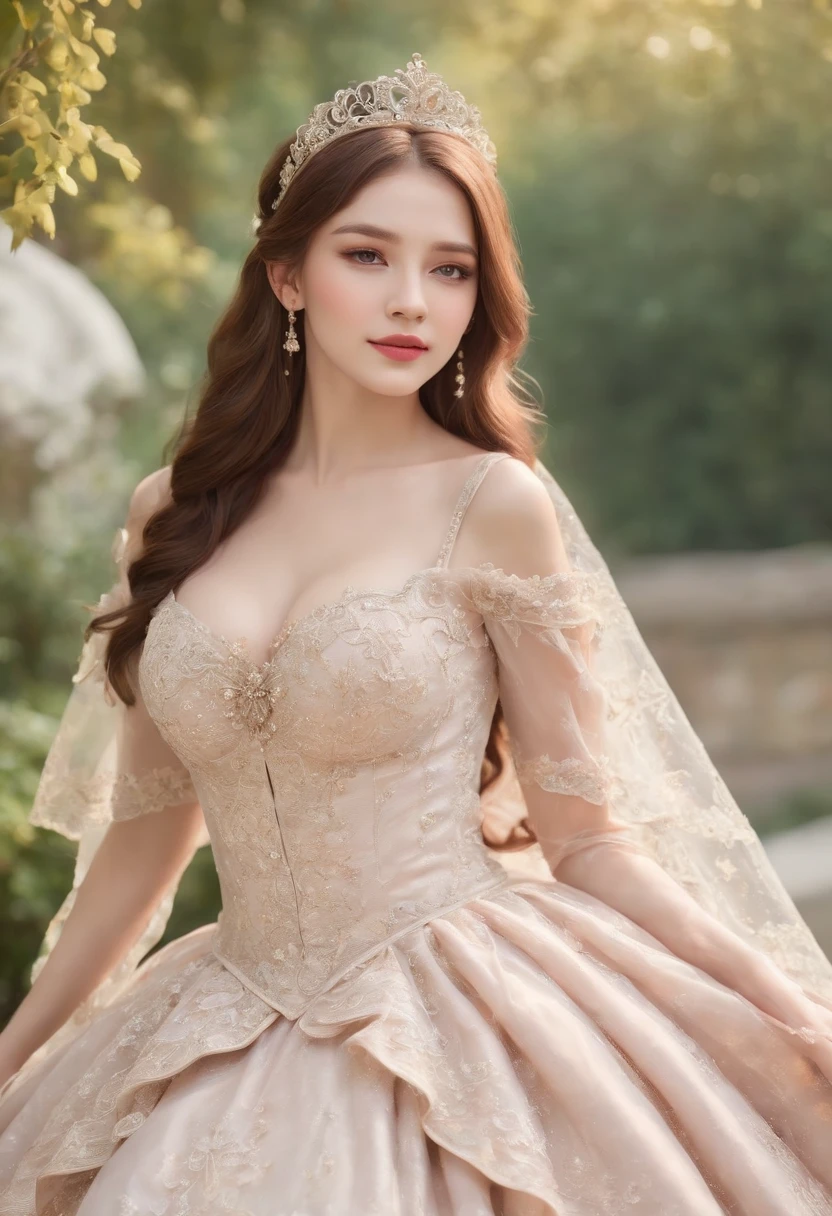 ((Anime Art Style)),(masutepiece),(Best Quality), (Super Detail),(Highly detailed CG Unity 8k wallpaper),((Very delicate and beautiful)),((Full body portrait)),((Stand in the garden)),((Solo)),(((One princess in a very gorgeous rococo princess ball gown adorned with gorgeous embroidery and jewels and a voluminous full-length hoop skirt ))),(((Crinoline Hoop Skirt))),Long Train,((Gorgeous embroidery and jewelry)),voluminous ruffles,(((very very gigantic boobs,Skindentation))),cleavage,((Very long straight hair,Very voluminous straight long hair,Very long straight hair)),(finely detailed face and eyes),((Seductive smile,embarrassed)),Beautiful eyes like jewels,Very gorgeous hair ornament,(A very gorgeous tiara adorned with sparkly jewels),((Glitter Gorgeous Gemstone Jewelry)),Gorgeous Long Veil,(Opera Globe),(Beautiful background),(Full body),((Gorgeous Rococo Princess Ball Gown with Gorgeous Embroidery and Jewels and Voluminous Full-Length Hoop Skirt))((((((Front Opening Skirt、Lift up your skirt so you can see your panties、I'm、hand job、Gonzo、、sexual teasing、Please inside、Thank you very much for the )))