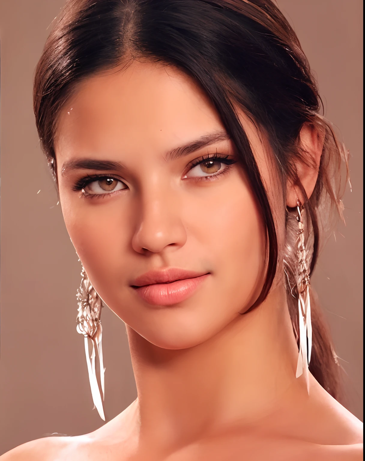 Rostro de una bella mujer