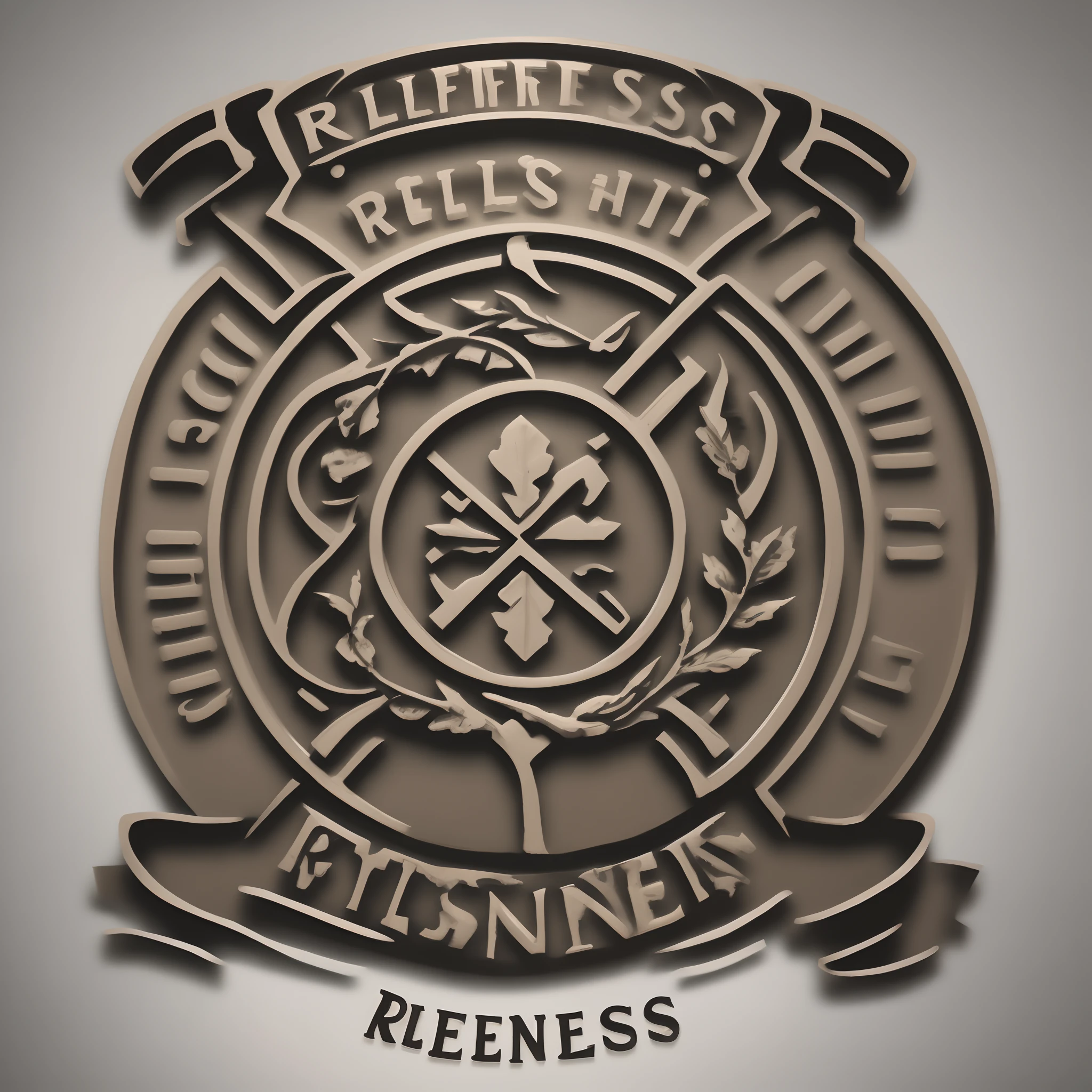 Logo for a Celtic clan including the word “Relentless”