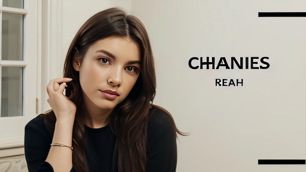Make a channel art with the words "Real Basic English"