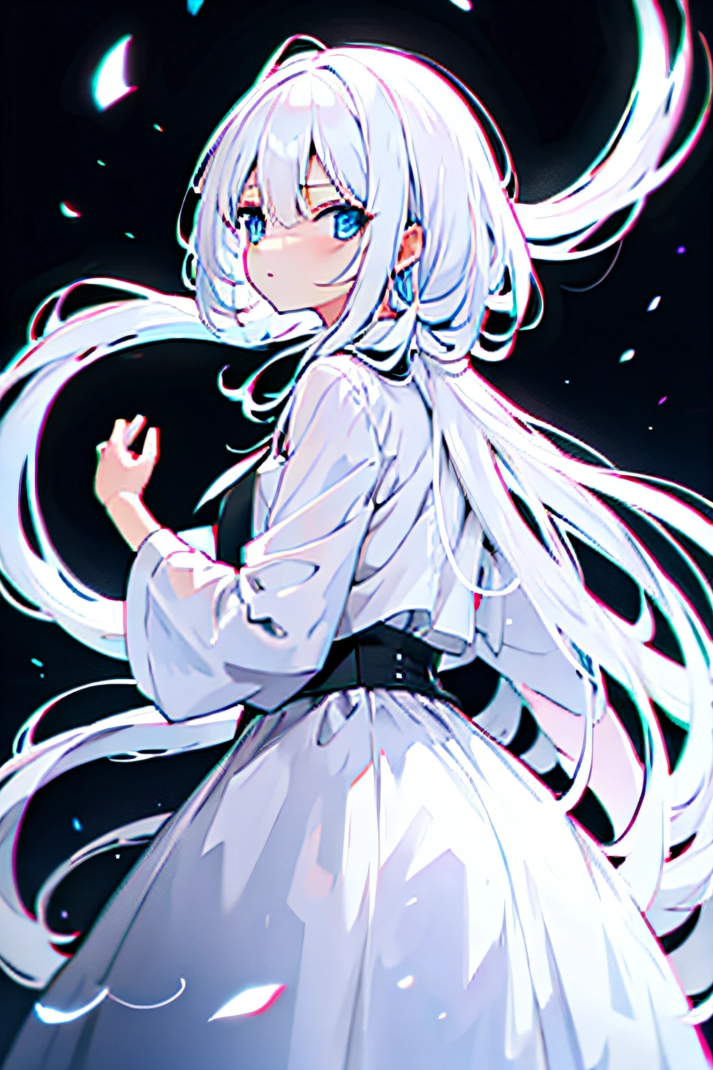 white  hair