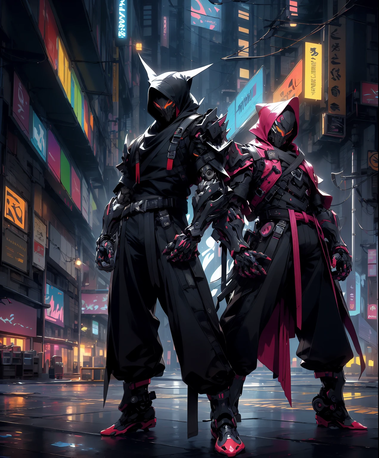 a man in a coloured jacket and black pants standing in a dark room, wearing cultist coloured robe, coloured attire, character from mortal kombat, as a character in tekken, fighting game character, cyberpunk assassin, coloured hooded mage, cyberpunk outfits, coloured clothes, the coloured ninja, wearing leather assassin armor, an edgy teen assassin, cool coloured jacket, cyberpunk street goon