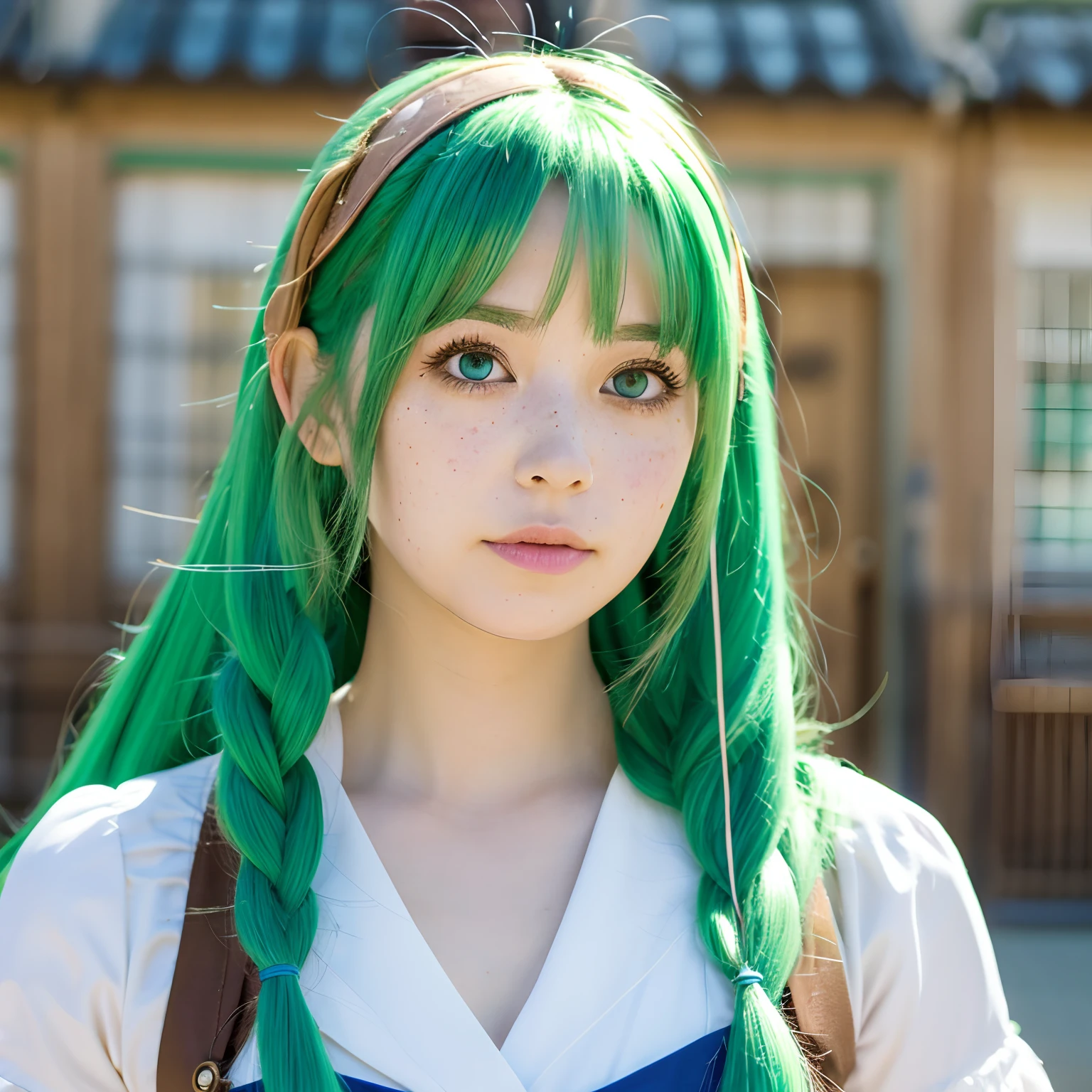 Green hair　kawaii　animesque　Lori　Whip whip　deku midoriya　Boku no Yo - Law Academia　Freckles on the cheeks