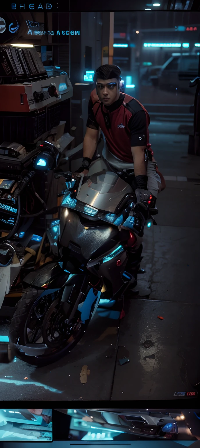 Change beckground cyberpunk handsome boy realistic fece 8k ultra vid baik