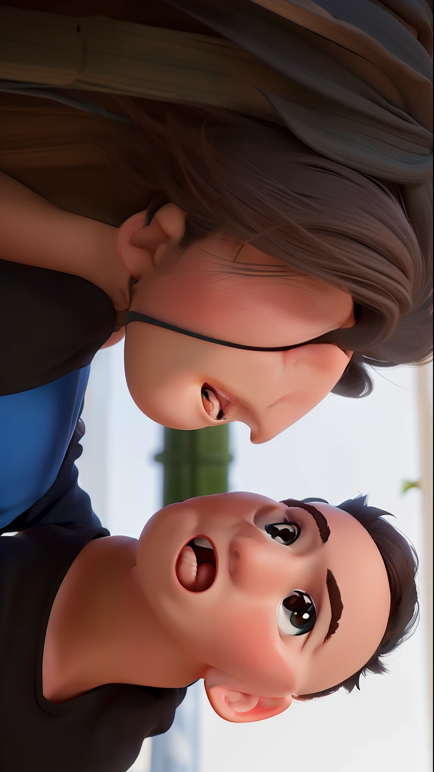 Recrie essa imagem estilo Disney pixar