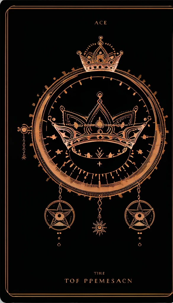 Soul Card, Line, ((Crown)), Star, Moon, No Man, Radiant Line