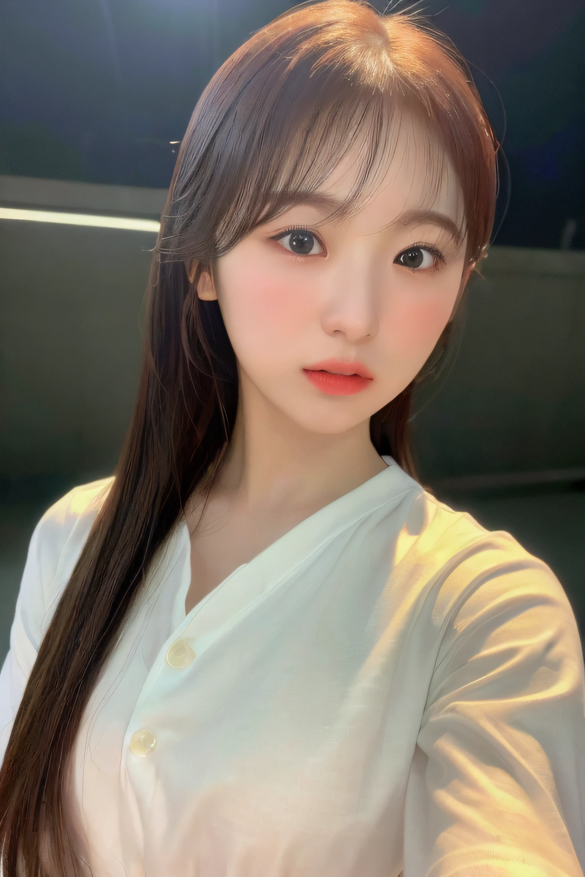 1girl, (at supermarket:1.2), ((white shirt:1.2)), RAW photo, (photorealistic:1.37, realistic), highly detailed CG unified 8K wallpapers, looking at viewer, (((straight from front))), (HQ skin:1.8, shiny skin), 8k uhd, dslr, soft lighting, high quality, film grain, Fujifilm XT3, ((upper body:1.6)), (professional lighting:1.6)