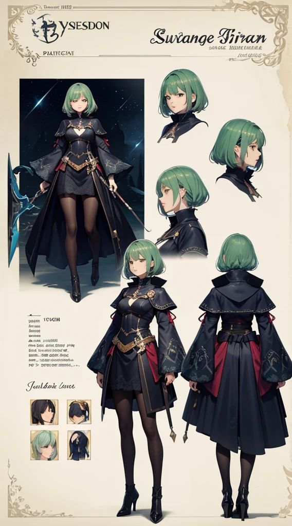 ((Masterpiece, Highest quality)), Detailed face, CharacterDesignSheet, full bodyesbian, Full of details,, Highly detailed, Depth, Many parts,Beautiful paladin girl,Holding a shield,Extremely beautiful,High Balance, Natural light, Lace,lacepantyhose,sparkling with stars,Light green hair,hentail realism, shadowing,character sheets, reference sheet, Standing painting, 8K, Super detail, 1080p, Women's HD,Slim,femele, 16k, A high resolution, Best quality, High quality, Anatomically correct, Masterpiece, ccurate, hyper HD,As graceful as a swan,unreal-engine, Ghibli-like colors, anime, Standing painting, angle of view,Full body photo,Silvermoon Forest,Look up