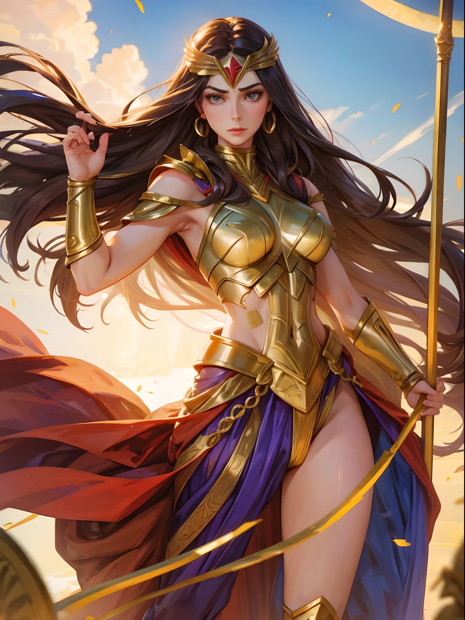 ((Hippolyta)), Amazon, Strong female warrior.