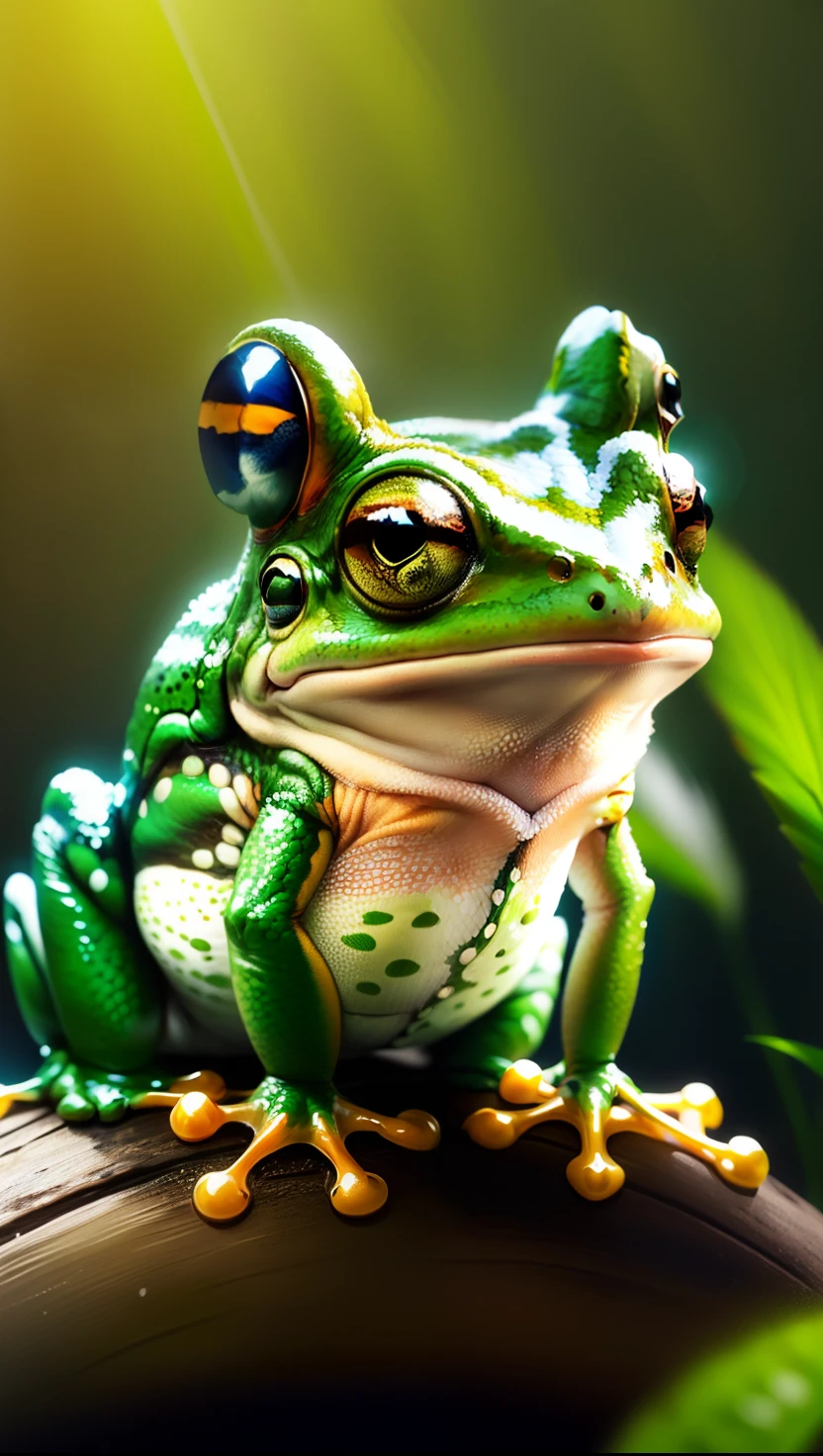 A cute frog