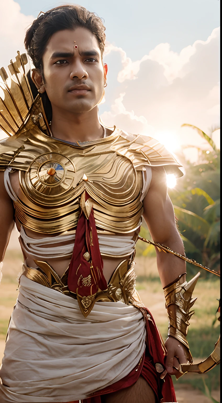 Mahabharat Karn, AI generate, realistic look