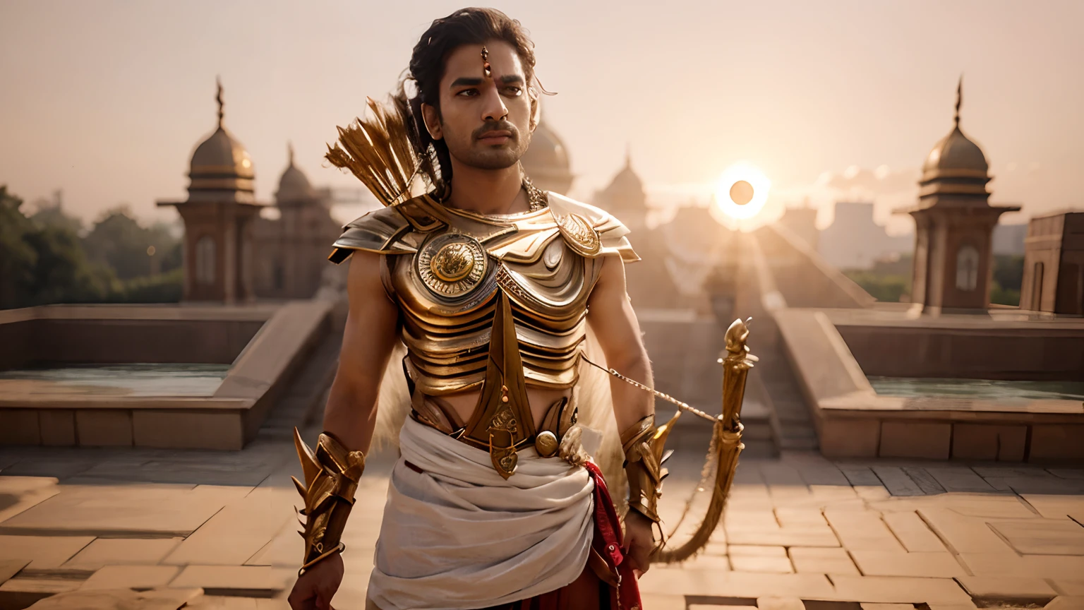 Mahabharat Karn,AI generate,realistic look