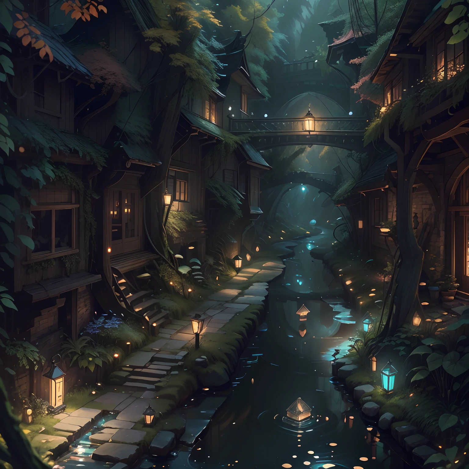 tmasterpiece，bset quality，realisticlying，offcial art，Extremely detailed，tmasterpiece，Best quality at best，（非常详细的 CG 统一 8k 壁纸），（Best quality at best），（The best illustrations），（The best shadow），Very detailed pictures，（PureErosFace_V1：0.7），（8K，best qualtiy），The creek flows through a shady underground tunnel，Mechanical dog in the stream，Fantastical streams，cyber punk perssonage，sci-fy，Gothic，hyper realisitc，Mechanical fantasy，（luminouslighting， Atmospheric lighting）， chilly， gloomily， magical，