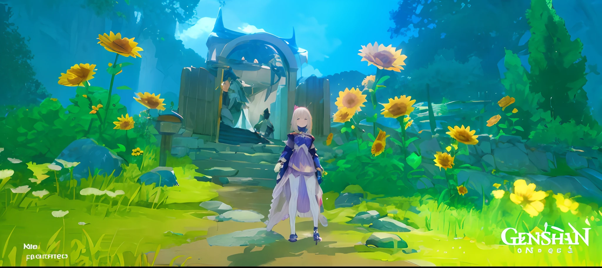 In a green meadow stands a girl leading a group of knights.
BREAK
With a brave expression, she guides them towards their destination.
BREAK
Behind her, a green forest stretches out and beyond that, mountains rise in the distance.
BREAK
The most suitable effect for this scene would be a watercolor painting technique to capture the softness of the meadow and the fluidity of the movement.