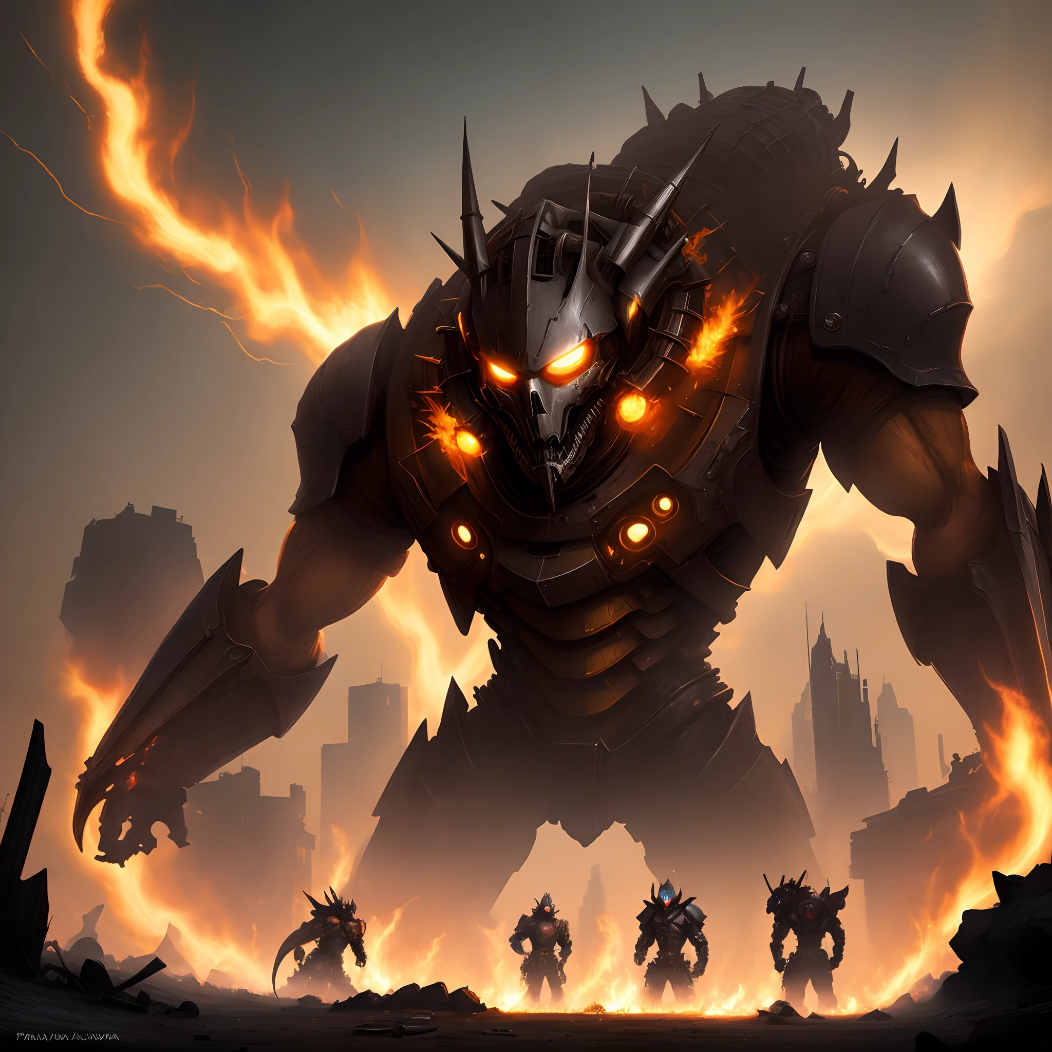 A mytical beast runing