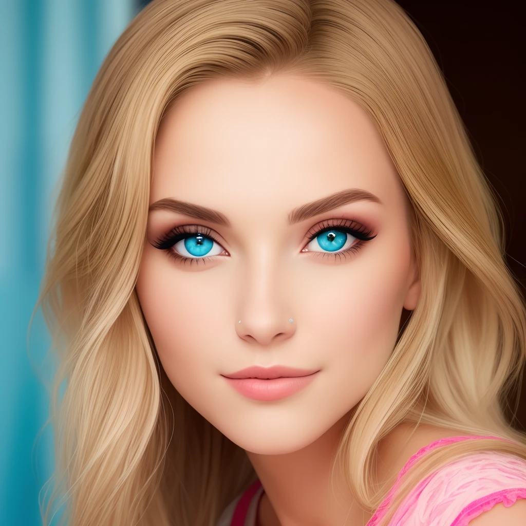 Disney Blonde Turquoise Eyes