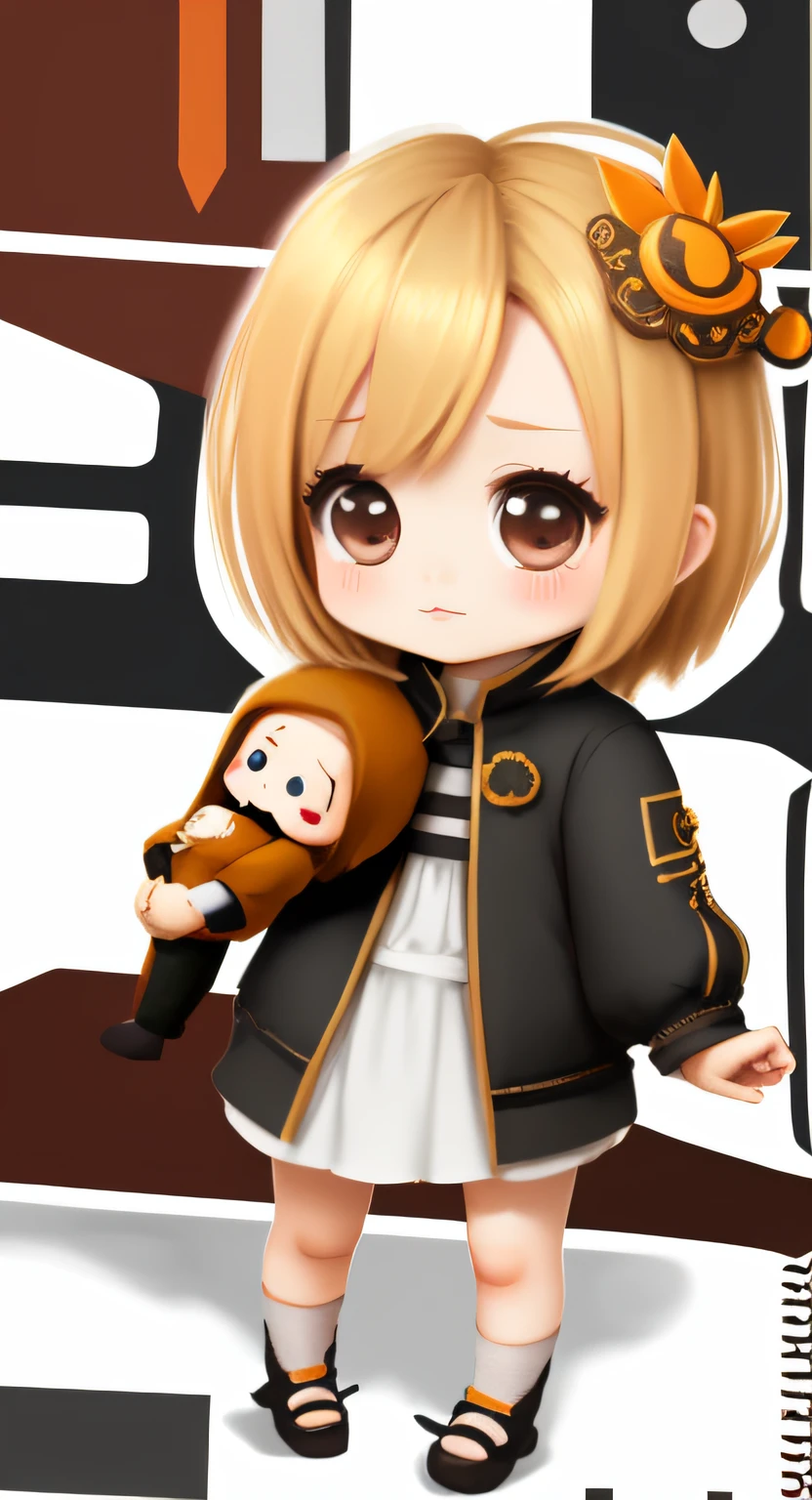 create several chibi outfid images
