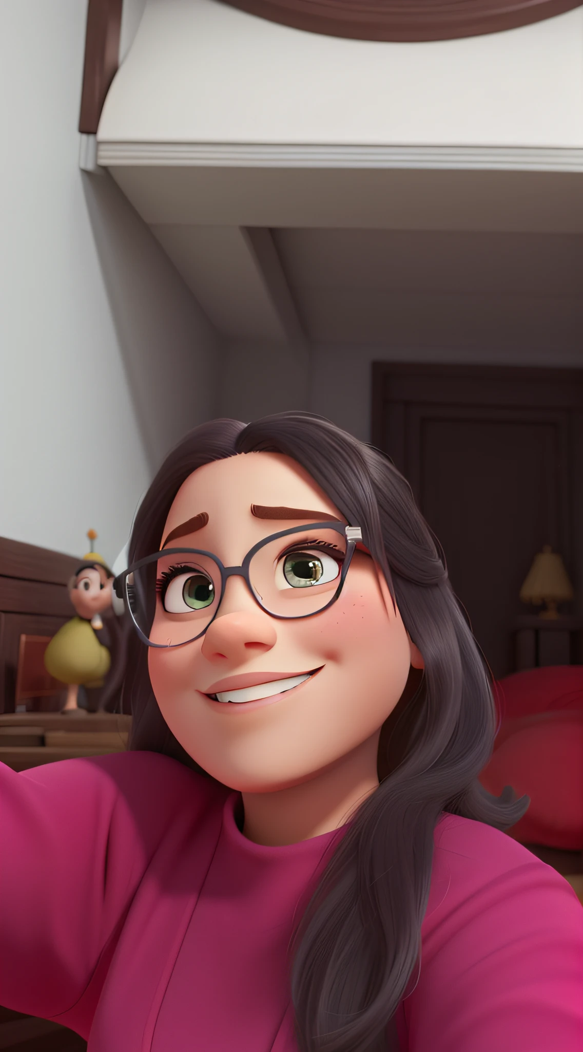 Uma mulher estilo disney pixar, alta qualidade, melhor qualidade