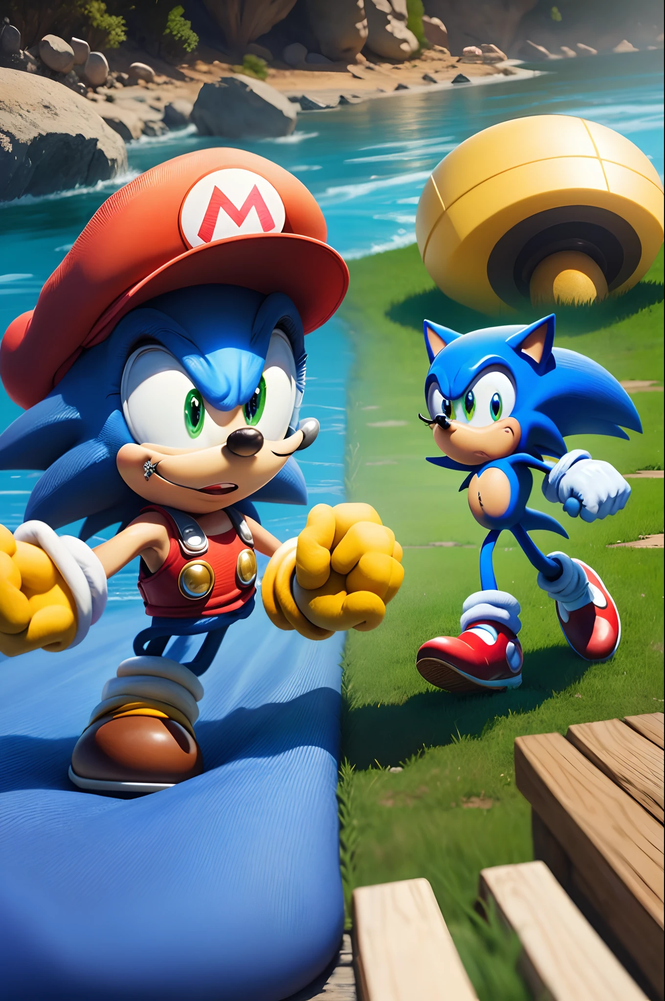 Mario vs sonic