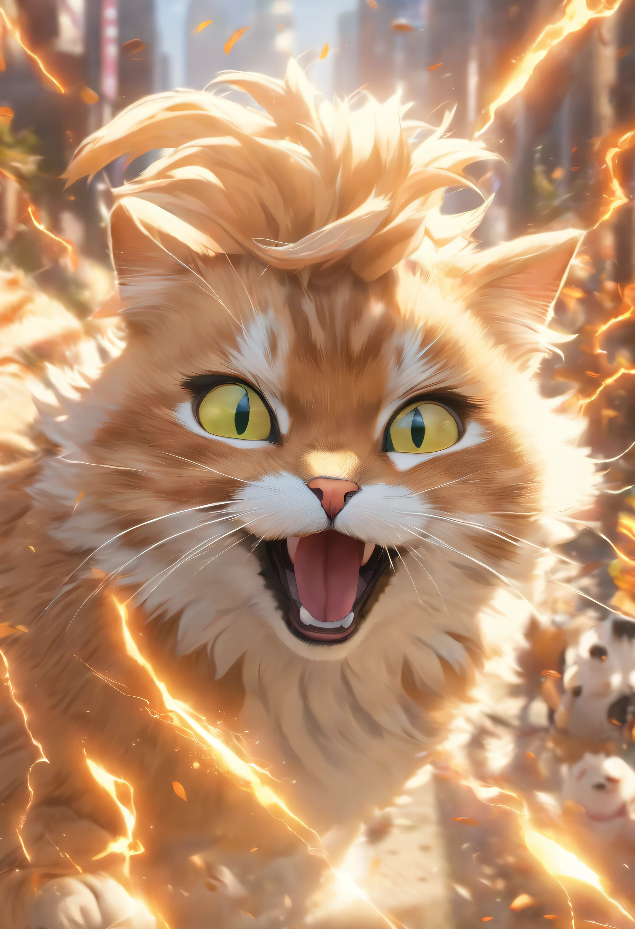 Masterpiece、top-quality、A hyper-realistic、Photorealsitic、Marvel's Cat Characters「Goose」