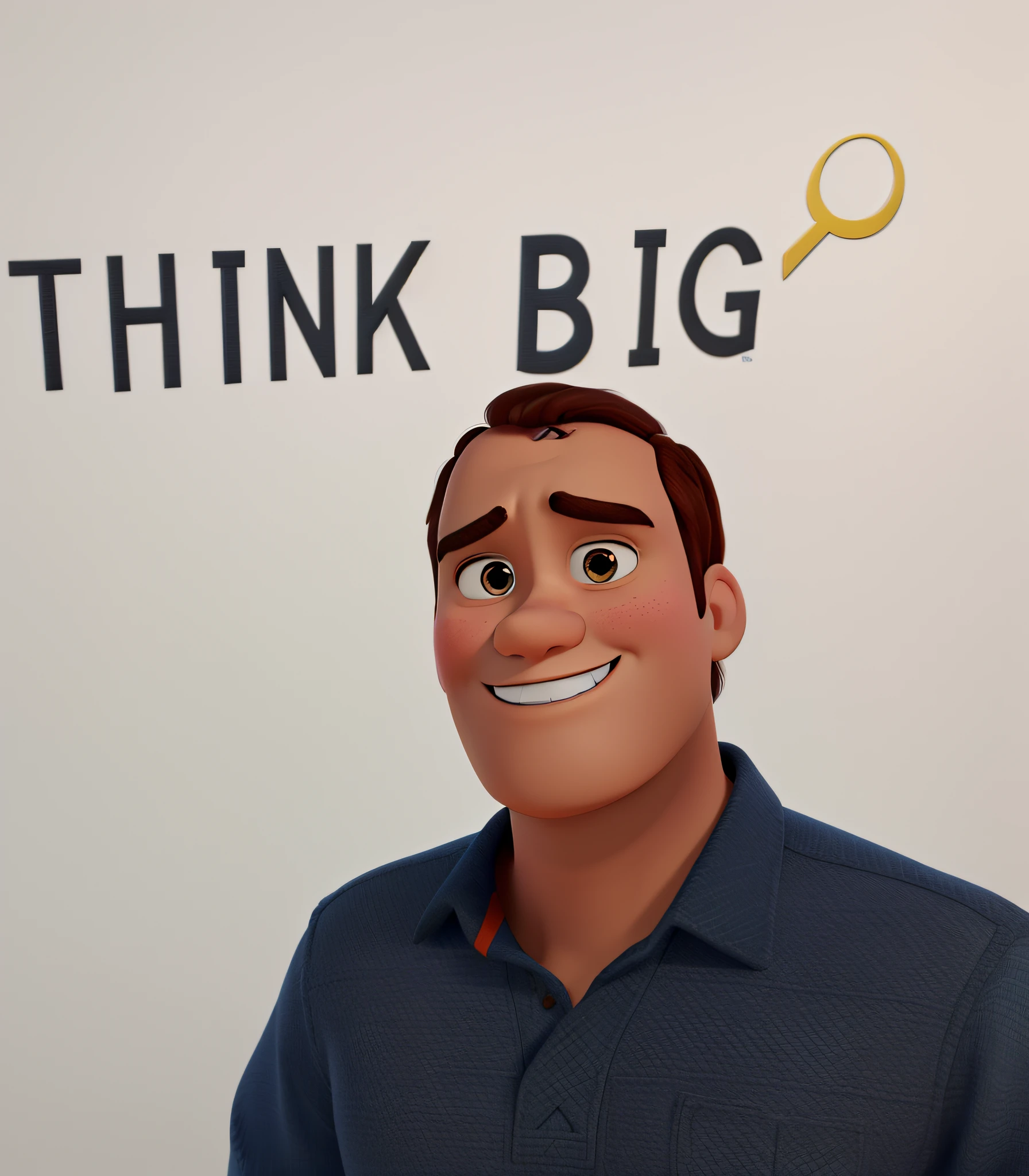 um homem estilo disney pixar, alta qualidade, melhor qualidade, toystory
