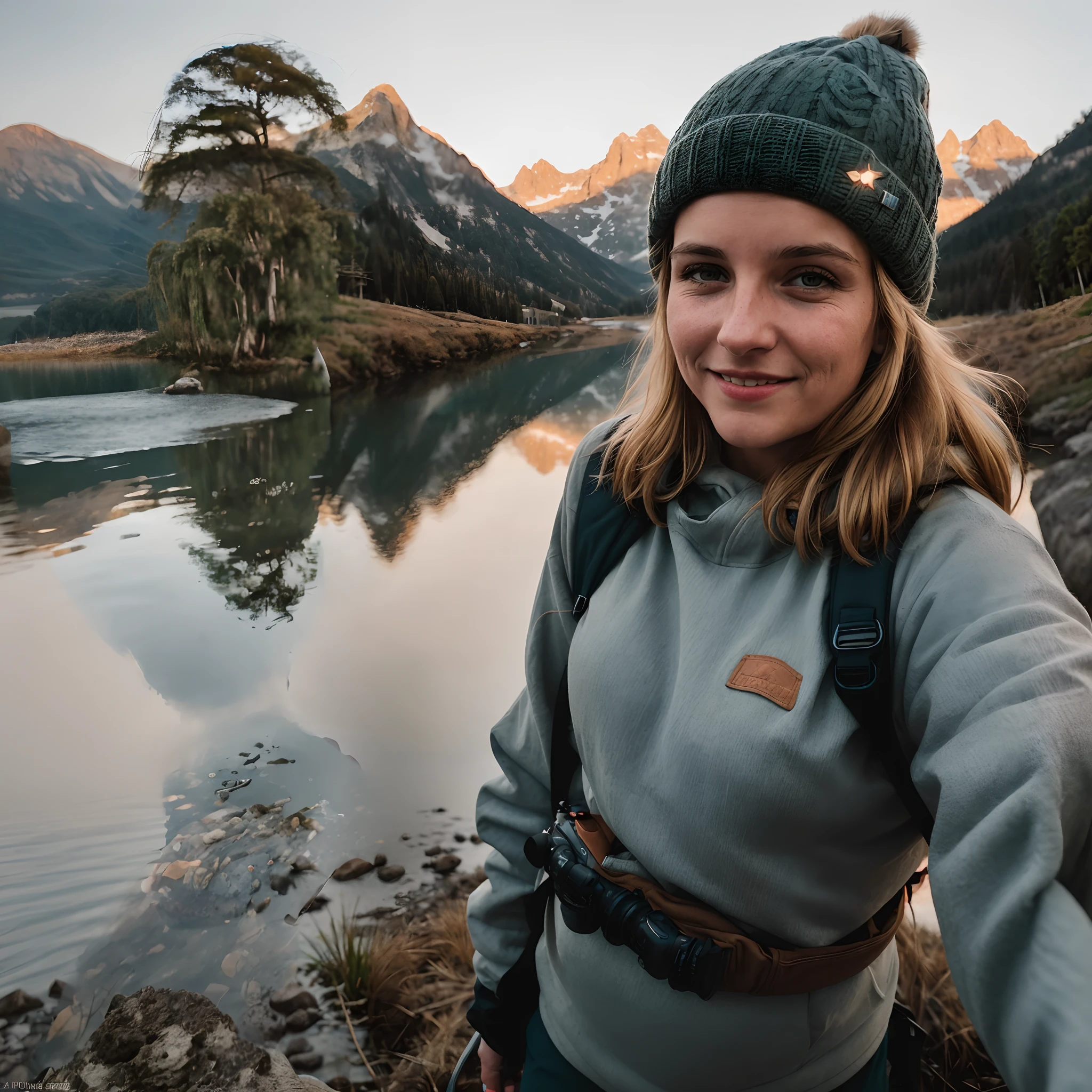 lago, montanha